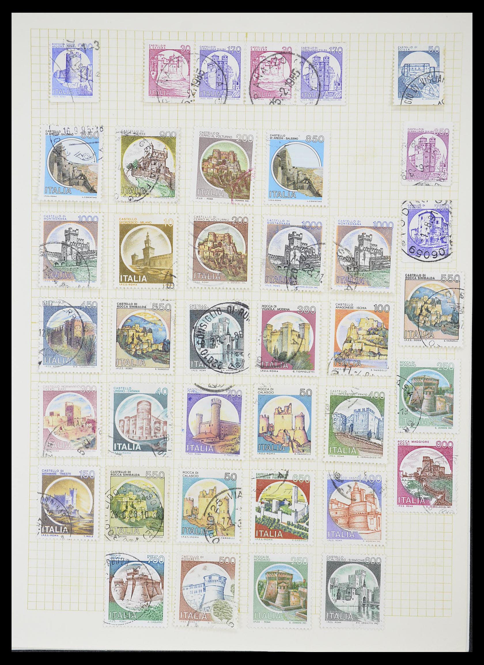 33428 039 - Postzegelverzameling 33428 Italië en Staten 1850-2005.