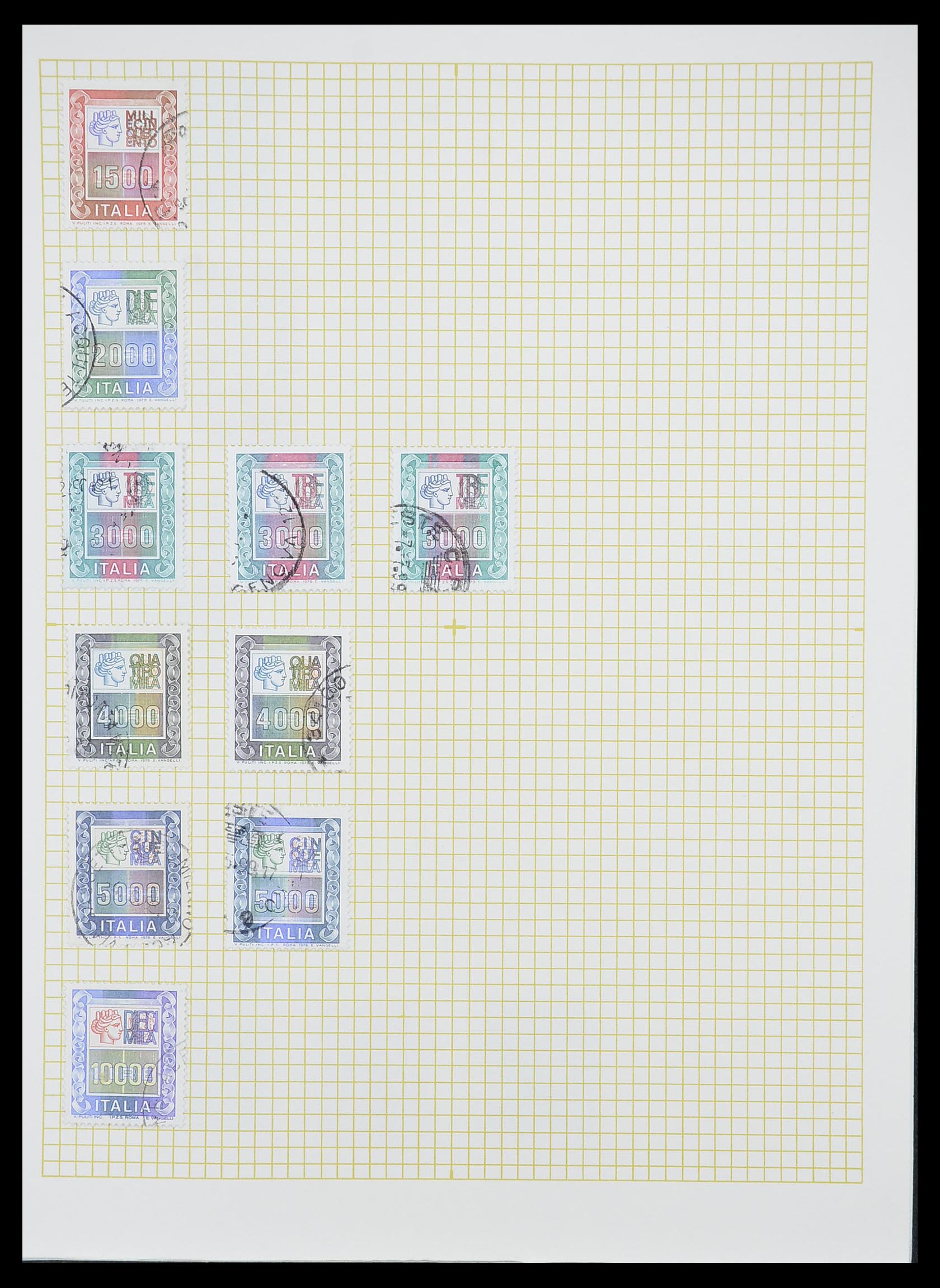33428 040 - Postzegelverzameling 33428 Italië en Staten 1850-2005.