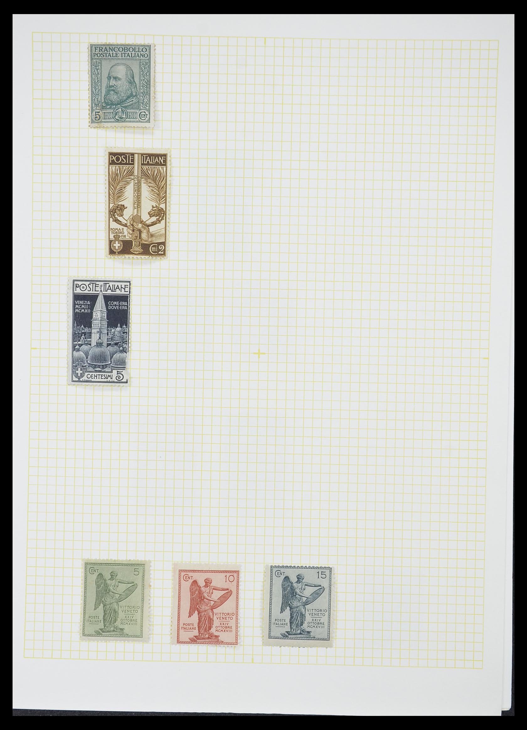 33428 041 - Postzegelverzameling 33428 Italië en Staten 1850-2005.