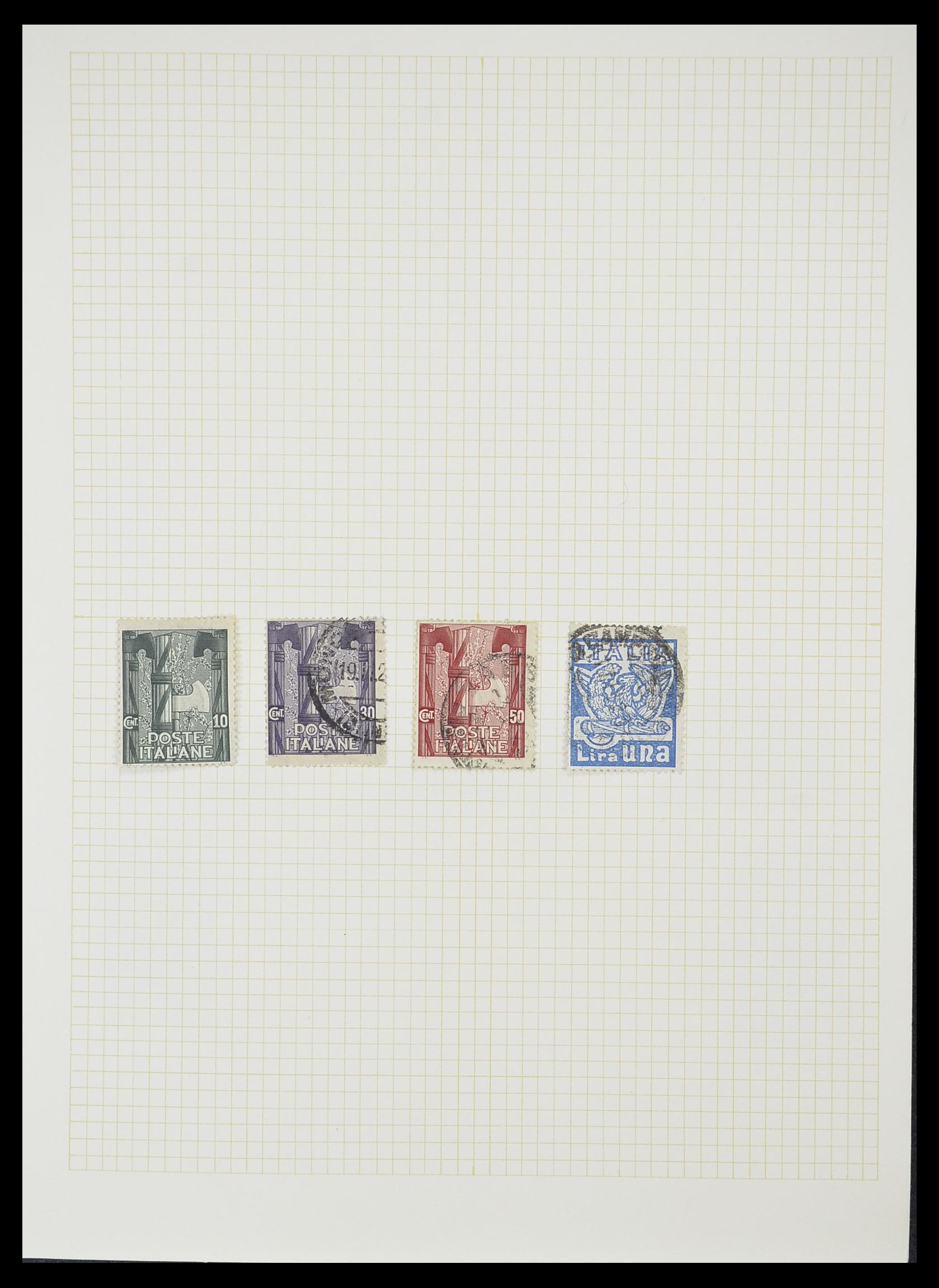 33428 044 - Postzegelverzameling 33428 Italië en Staten 1850-2005.