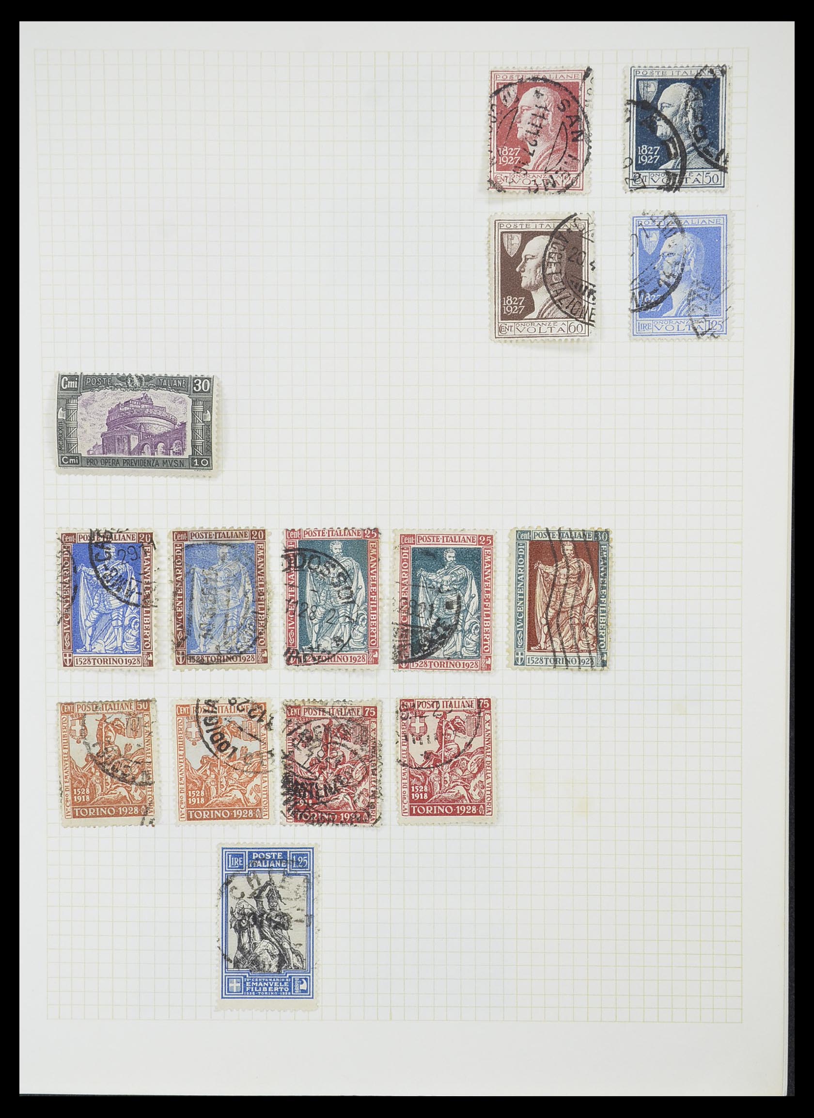 33428 047 - Postzegelverzameling 33428 Italië en Staten 1850-2005.