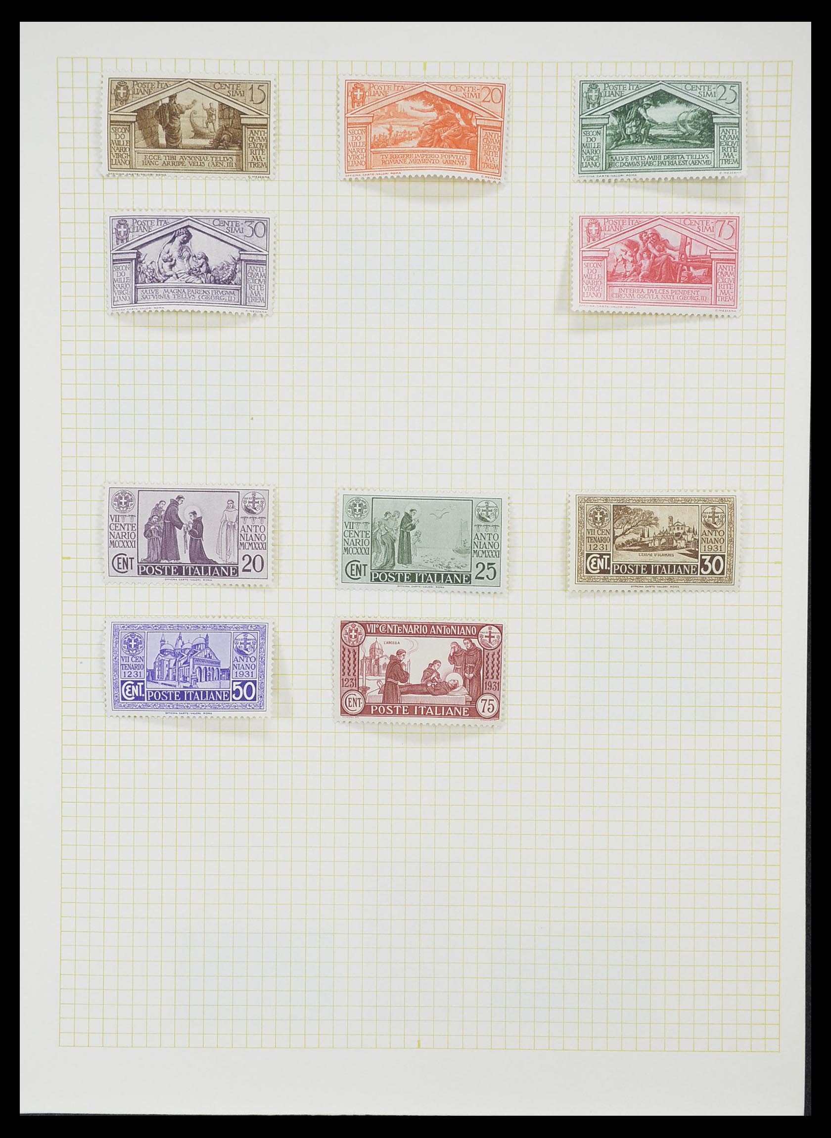 33428 050 - Postzegelverzameling 33428 Italië en Staten 1850-2005.