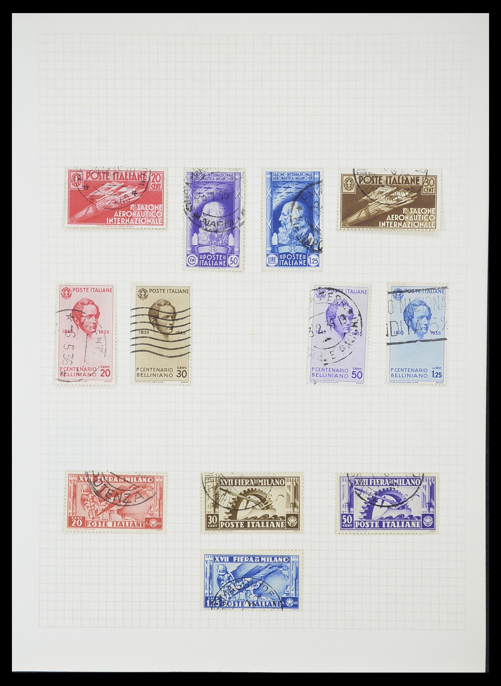 33428 060 - Postzegelverzameling 33428 Italië en Staten 1850-2005.
