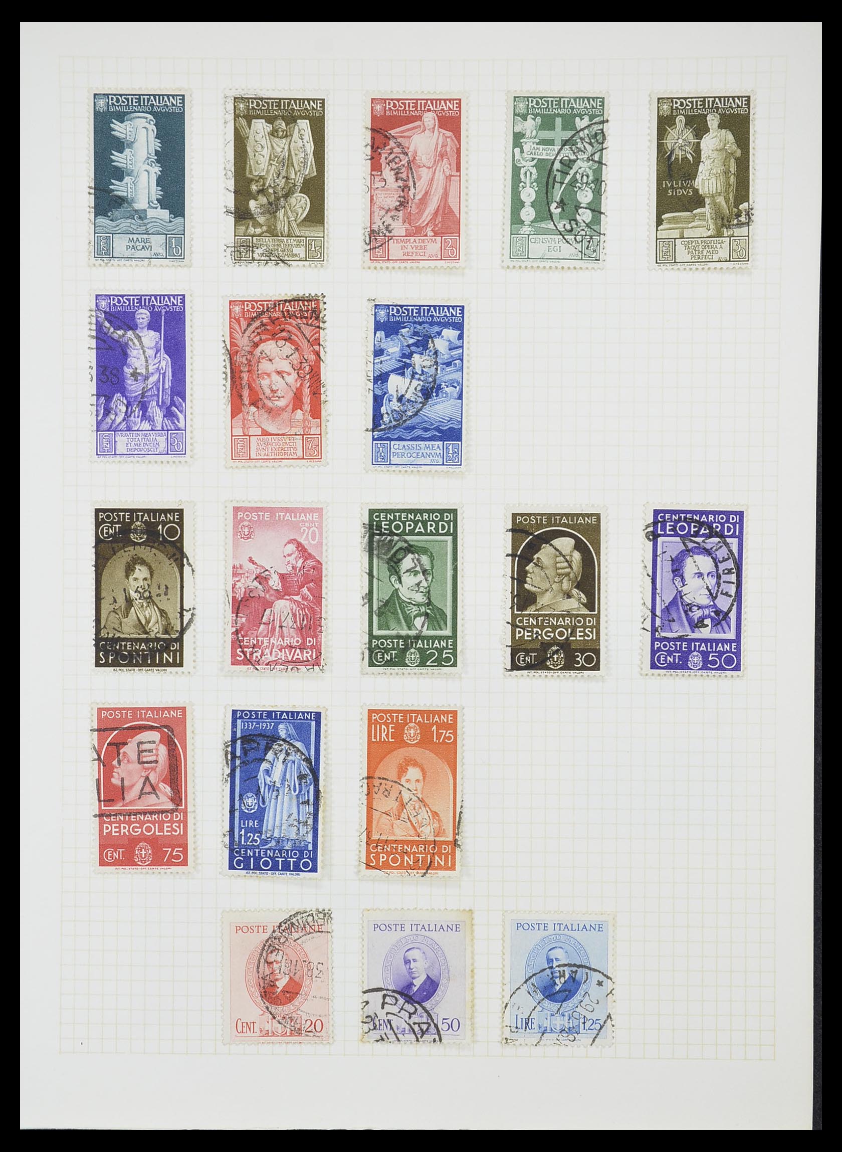33428 064 - Postzegelverzameling 33428 Italië en Staten 1850-2005.