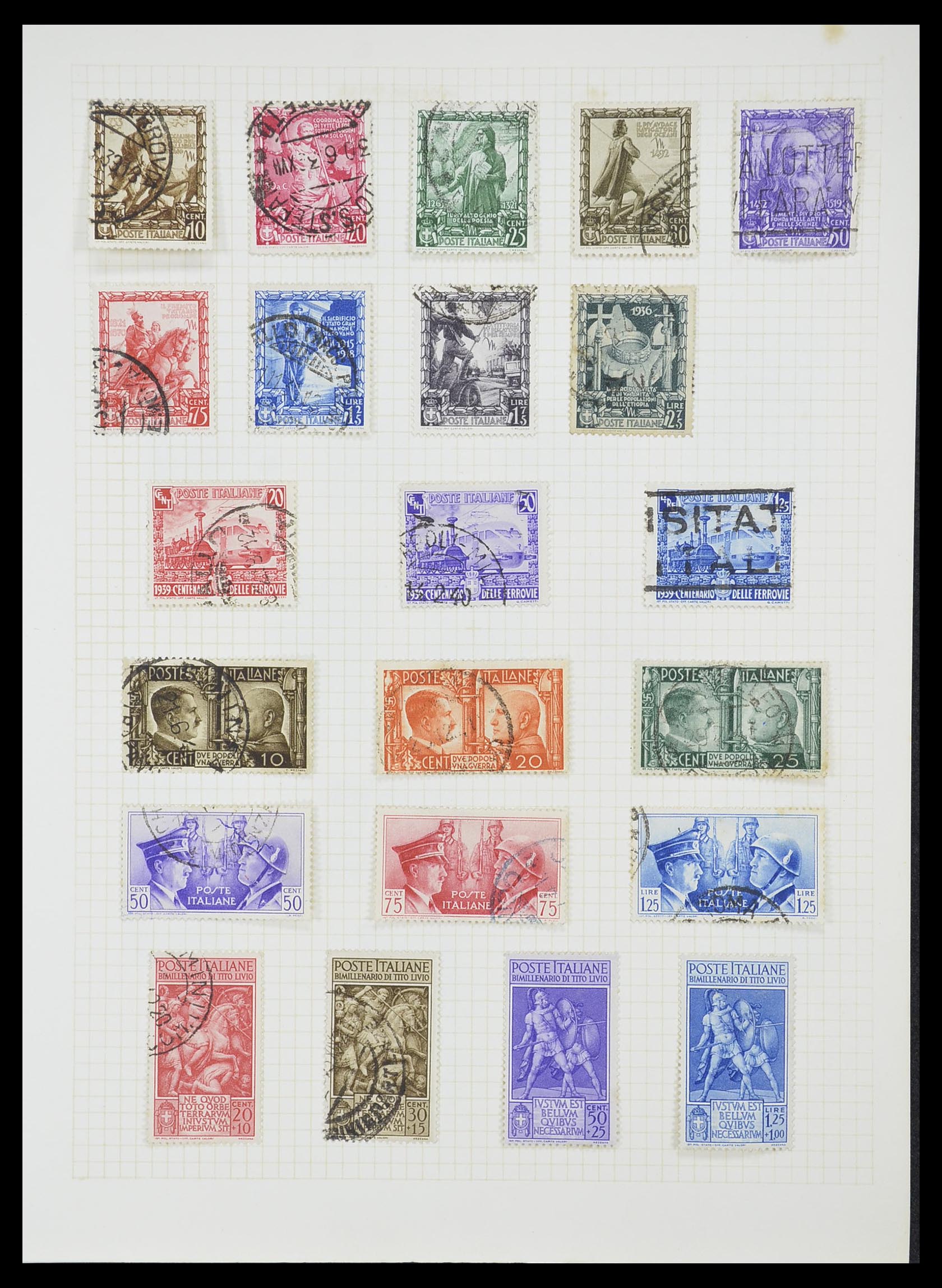 33428 066 - Stamp collection 33428 Italy and States 1850-2005.