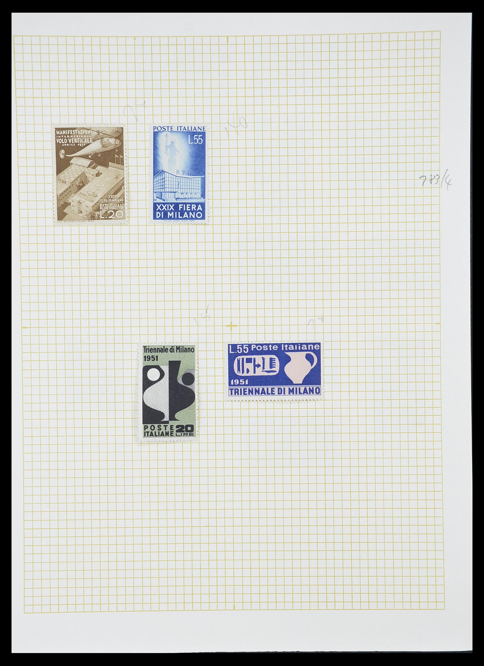 33428 074 - Stamp collection 33428 Italy and States 1850-2005.