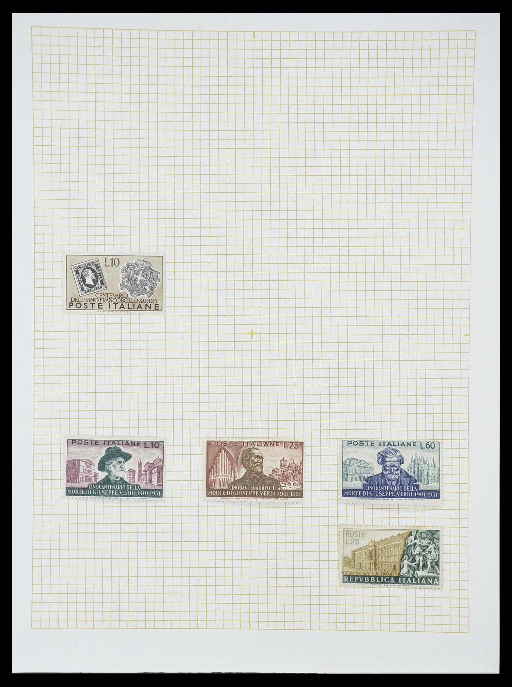 33428 076 - Postzegelverzameling 33428 Italië en Staten 1850-2005.