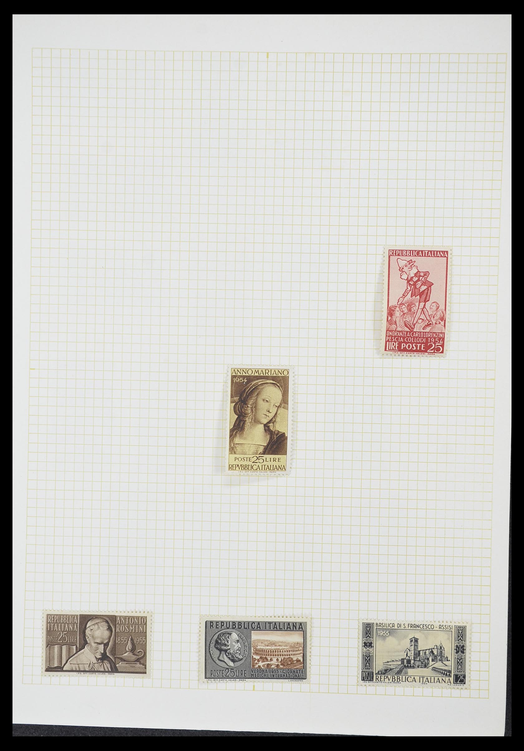 33428 081 - Postzegelverzameling 33428 Italië en Staten 1850-2005.