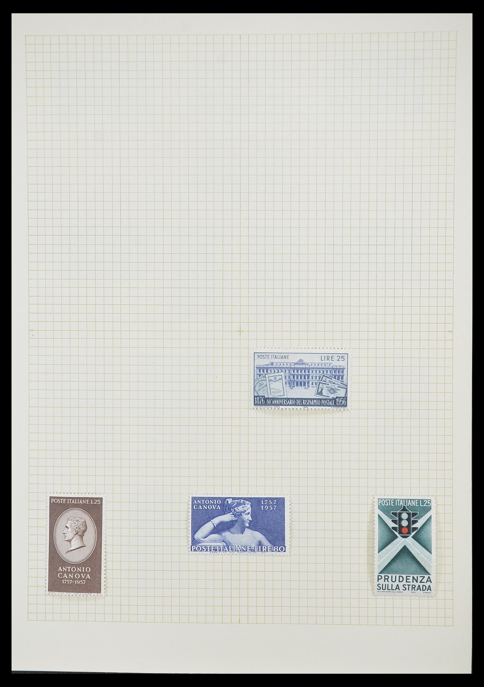 33428 085 - Postzegelverzameling 33428 Italië en Staten 1850-2005.