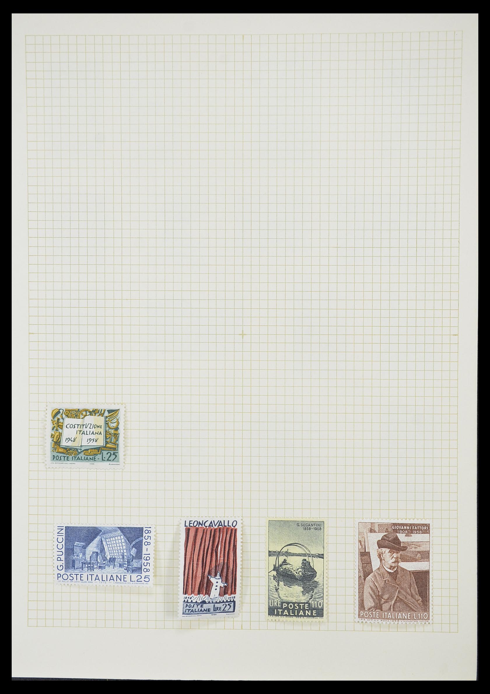 33428 087 - Postzegelverzameling 33428 Italië en Staten 1850-2005.