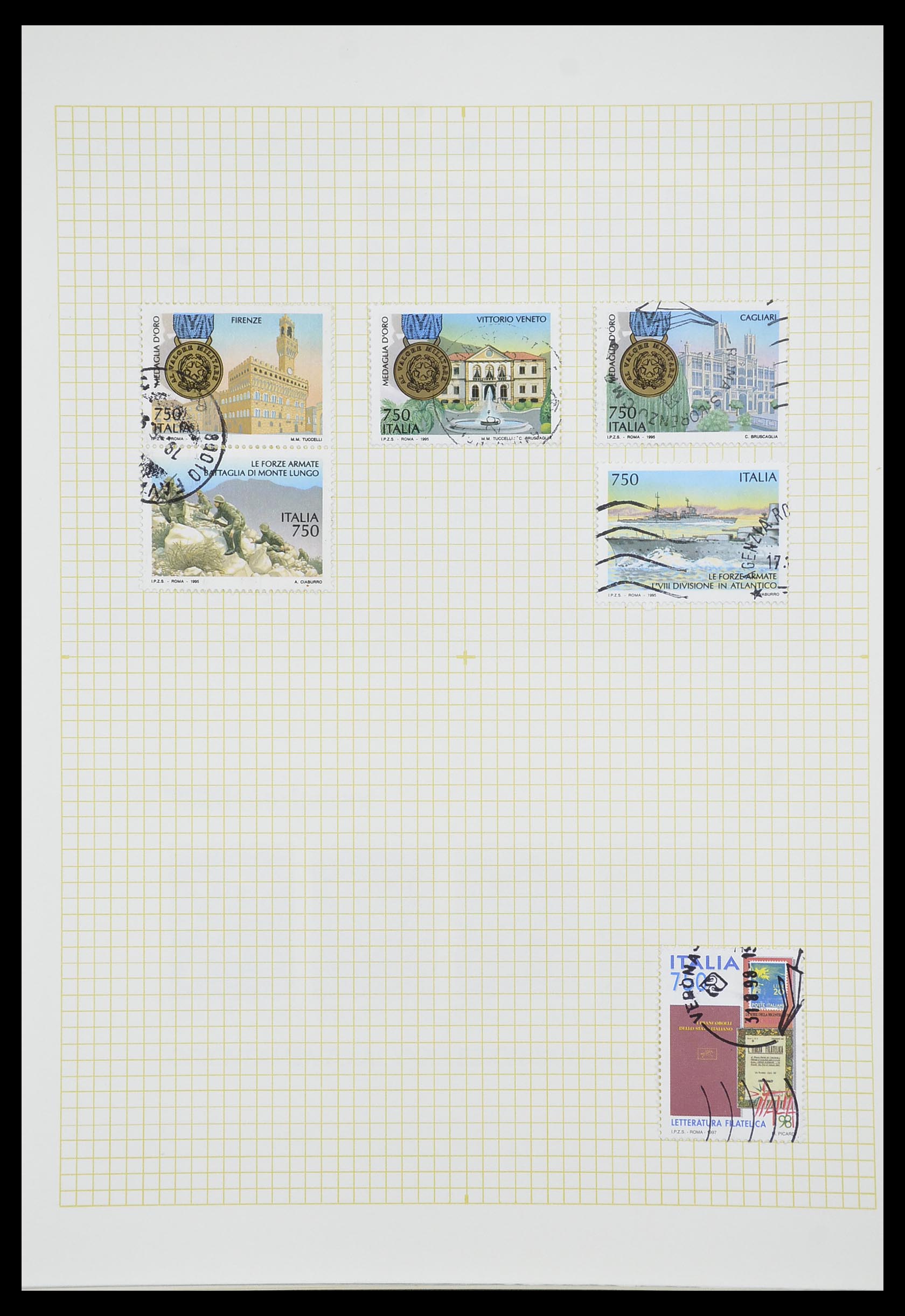 33428 302 - Postzegelverzameling 33428 Italië en Staten 1850-2005.