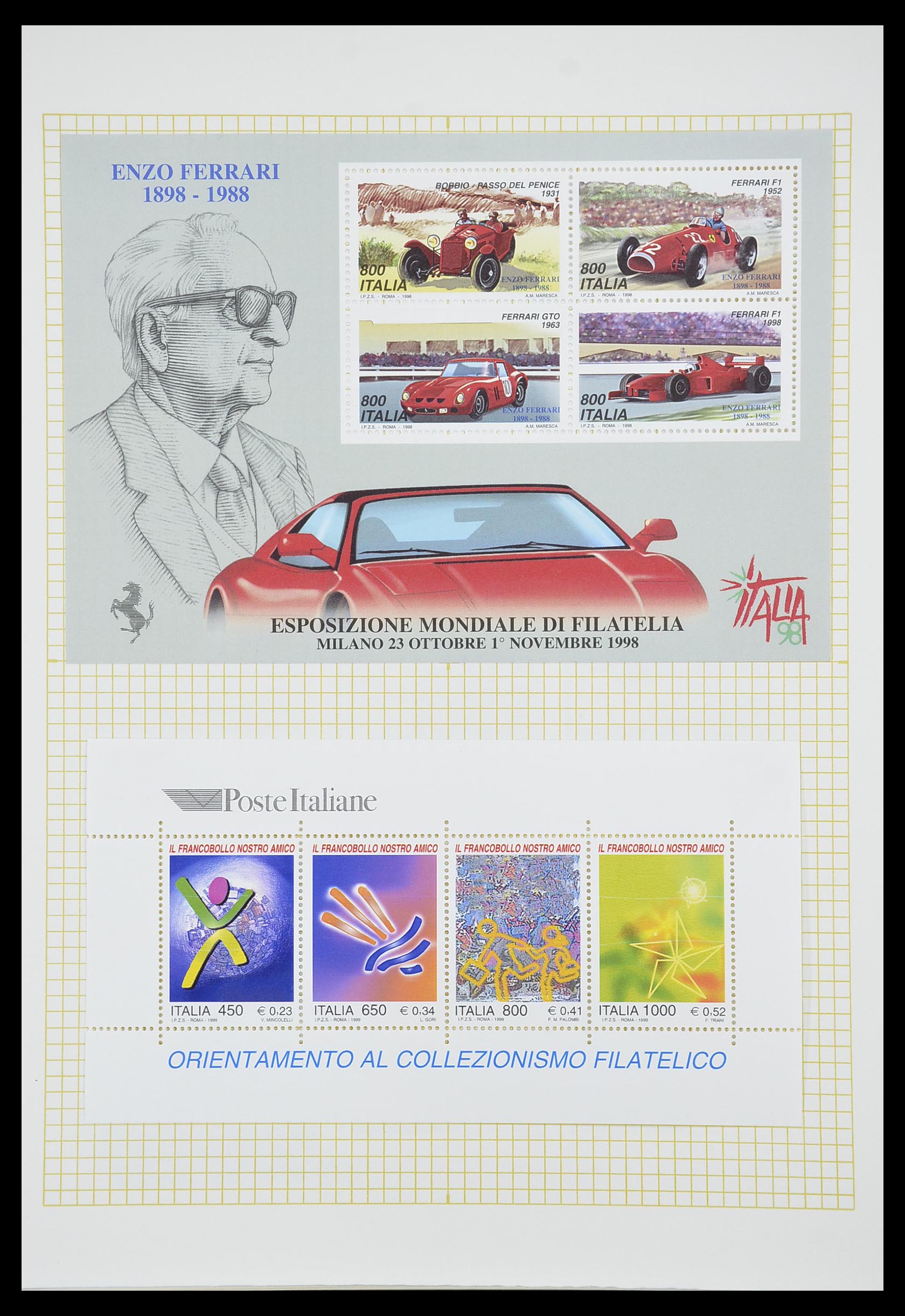 33428 303 - Postzegelverzameling 33428 Italië en Staten 1850-2005.