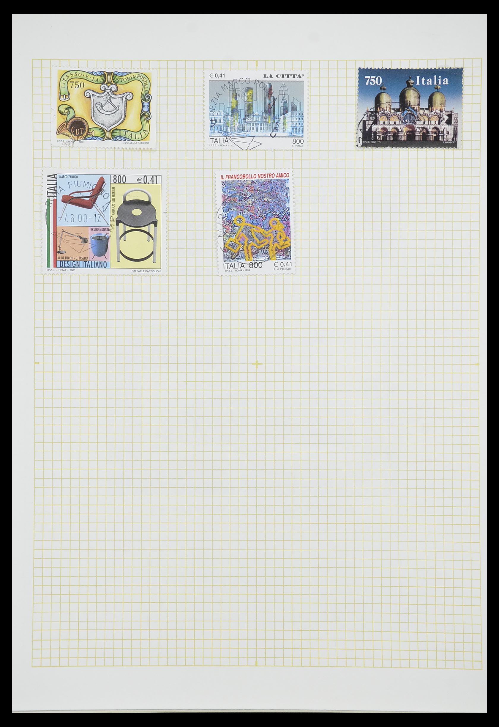 33428 306 - Stamp collection 33428 Italy and States 1850-2005.