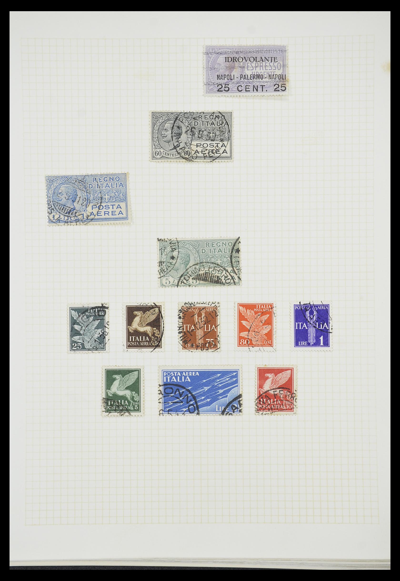 33428 312 - Postzegelverzameling 33428 Italië en Staten 1850-2005.