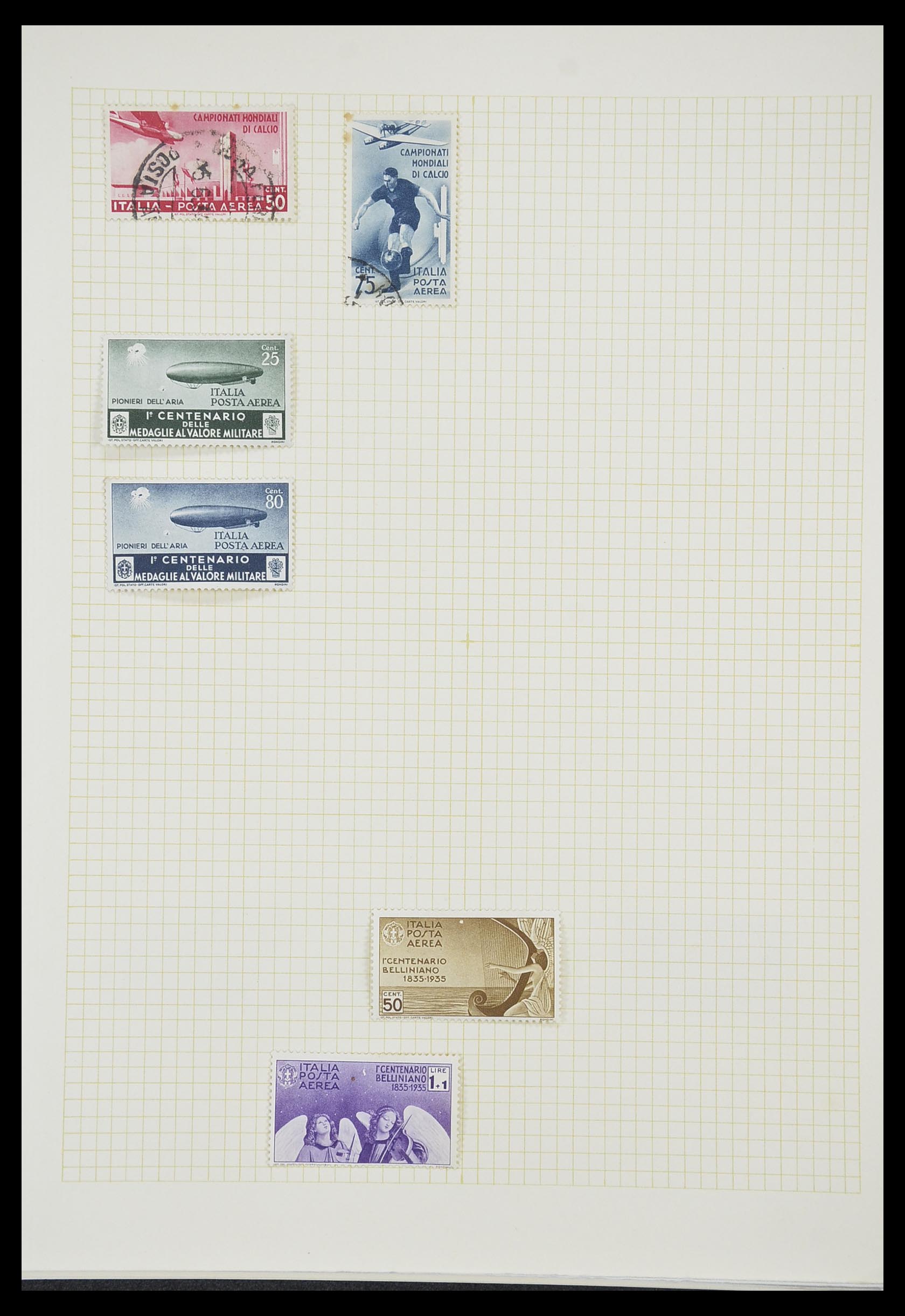 33428 316 - Postzegelverzameling 33428 Italië en Staten 1850-2005.