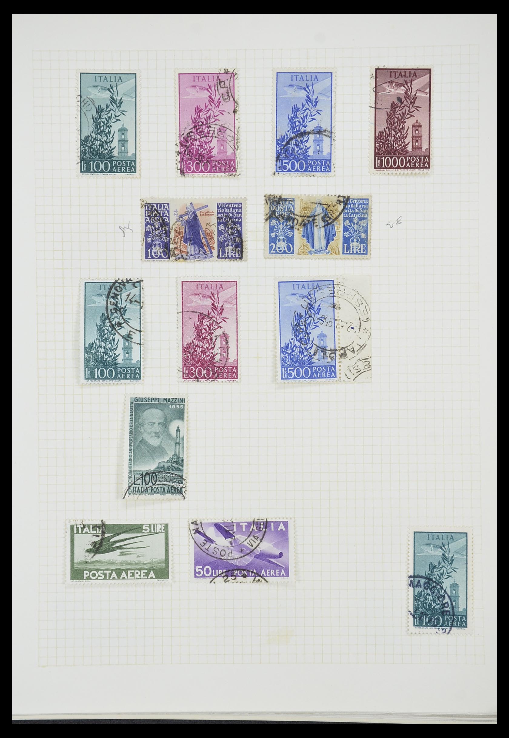 33428 321 - Postzegelverzameling 33428 Italië en Staten 1850-2005.