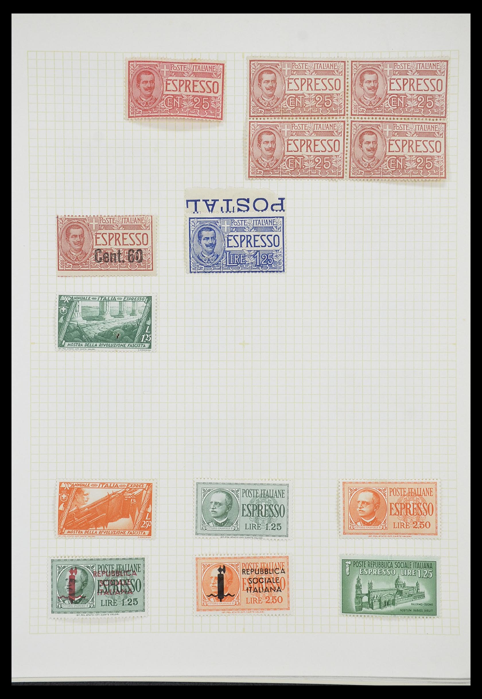 33428 322 - Postzegelverzameling 33428 Italië en Staten 1850-2005.