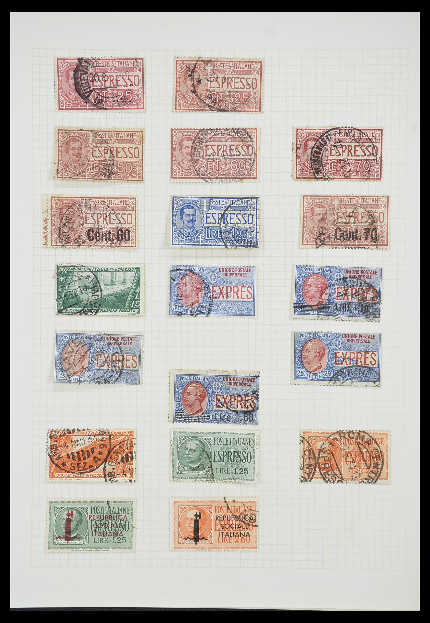33428 323 - Stamp collection 33428 Italy and States 1850-2005.