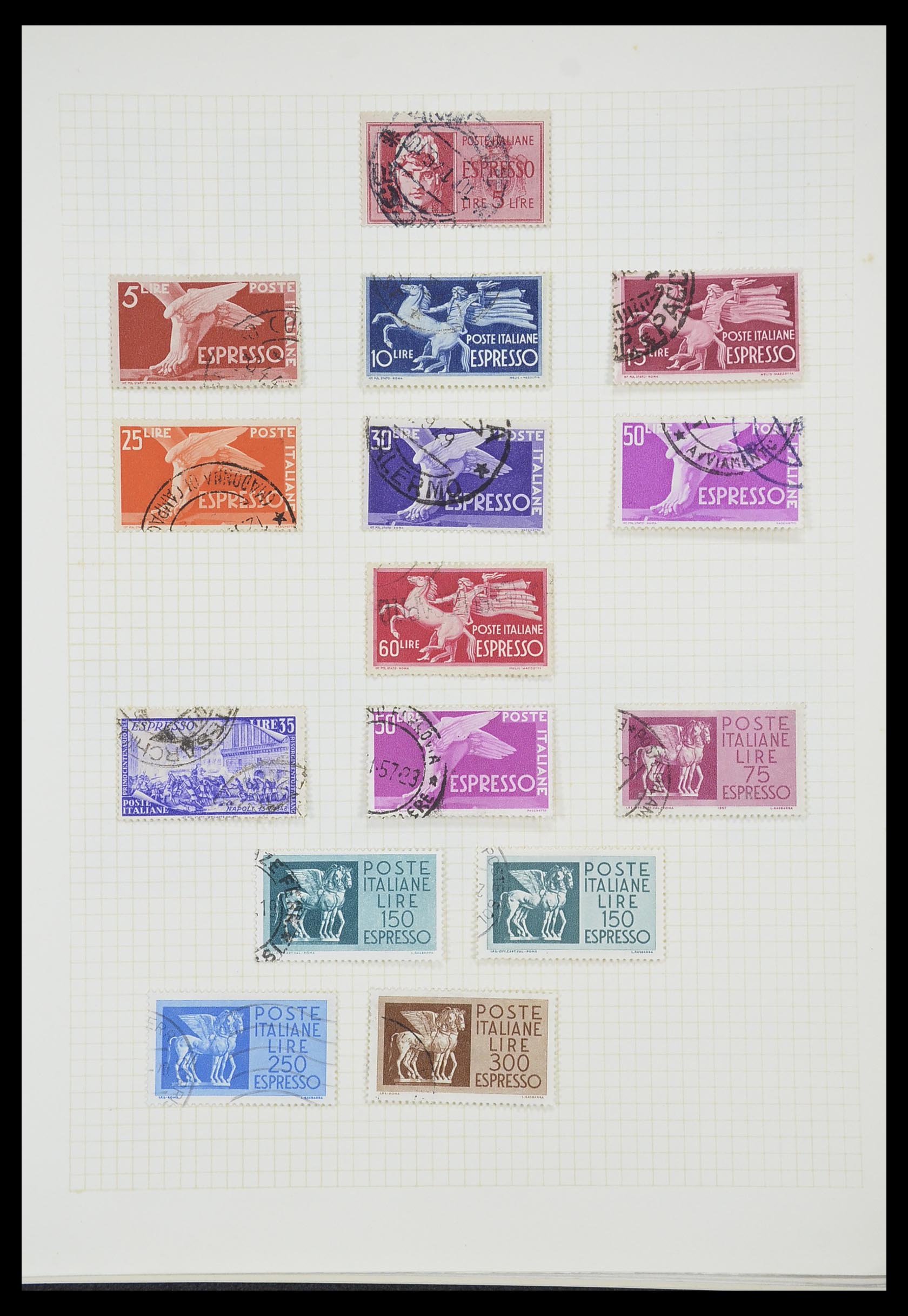 33428 325 - Postzegelverzameling 33428 Italië en Staten 1850-2005.