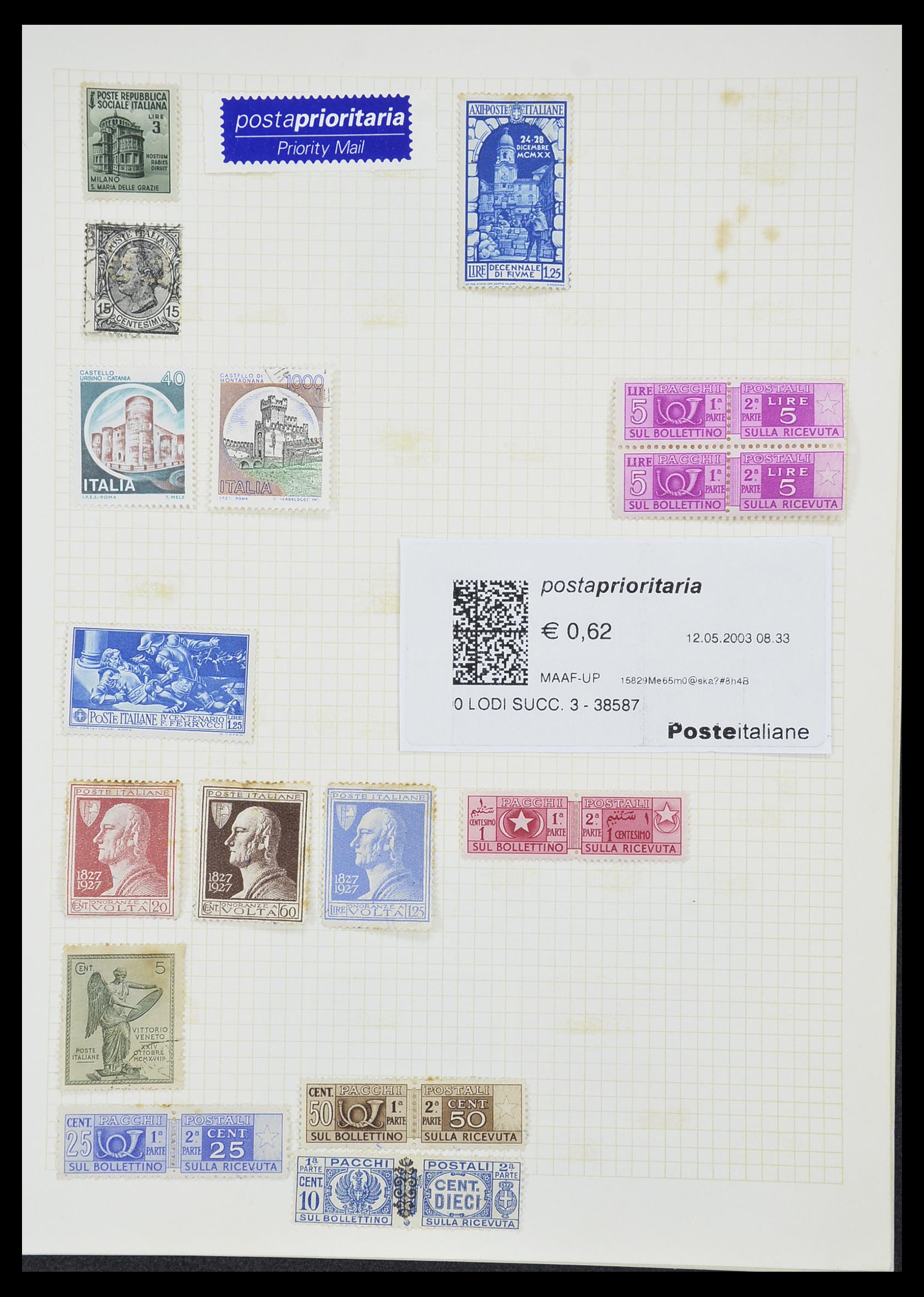 33428 340 - Postzegelverzameling 33428 Italië en Staten 1850-2005.