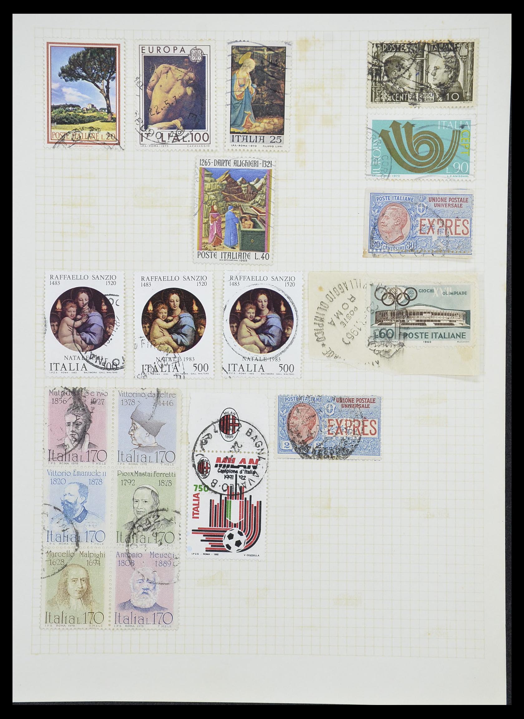 33428 342 - Postzegelverzameling 33428 Italië en Staten 1850-2005.