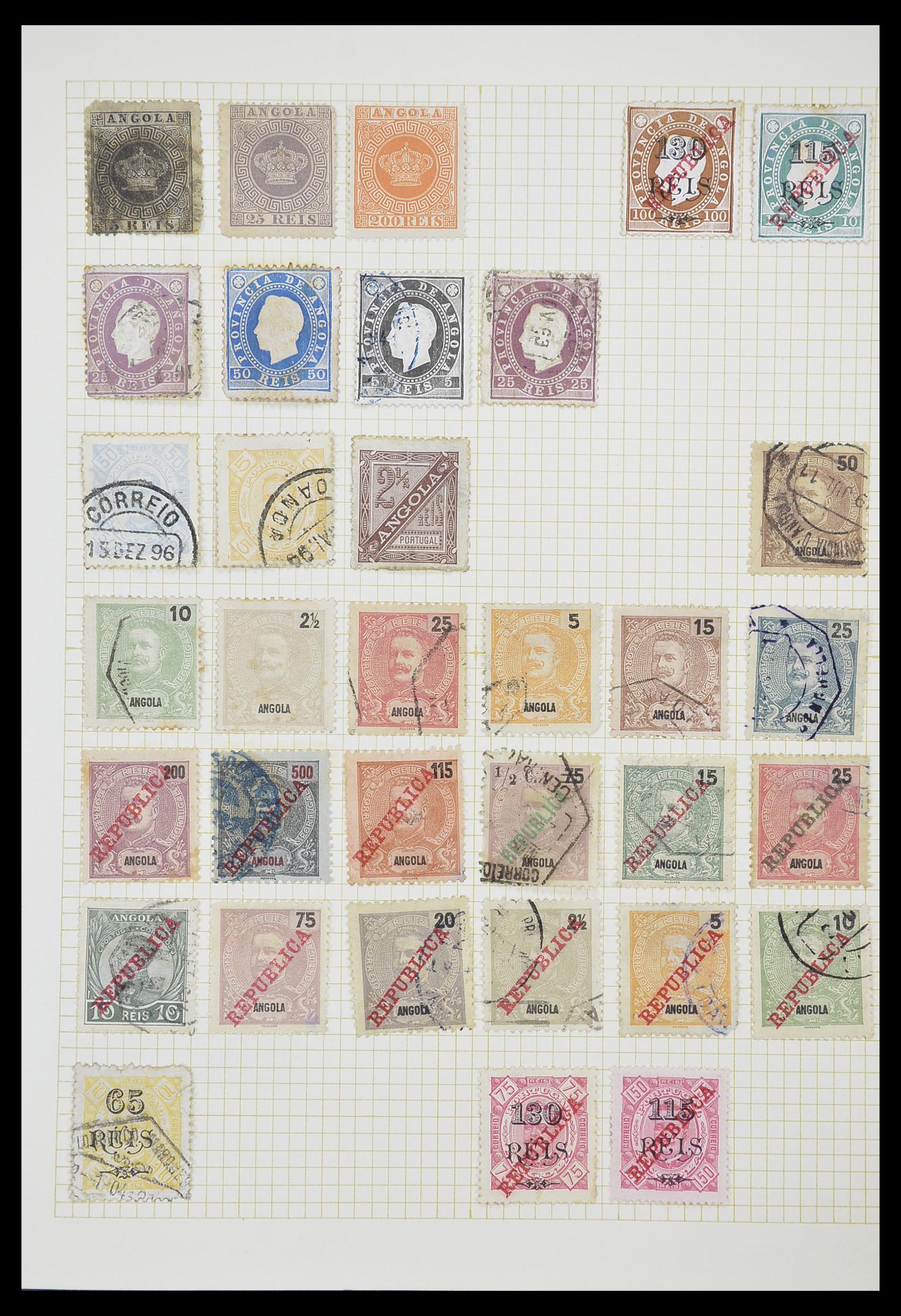 33429 002 - Postzegelverzameling 33429 Portugese koloniën 1868-1960.