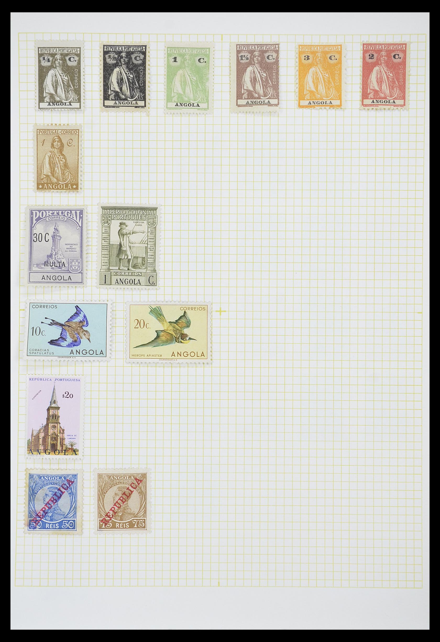 33429 003 - Postzegelverzameling 33429 Portugese koloniën 1868-1960.