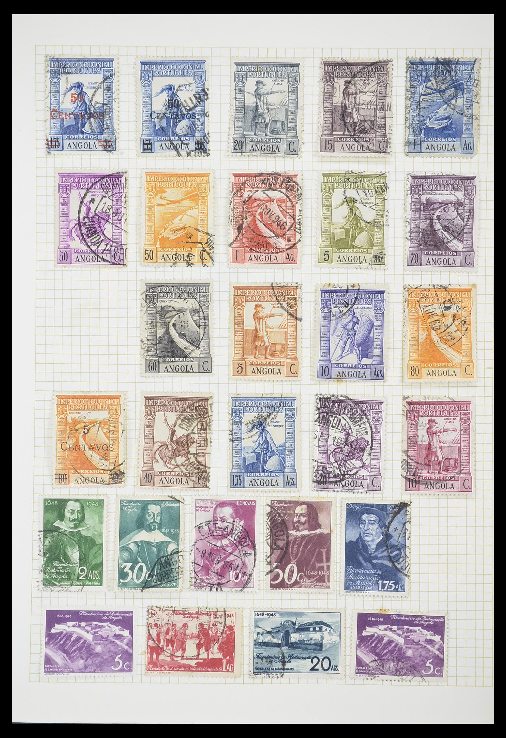 33429 005 - Postzegelverzameling 33429 Portugese koloniën 1868-1960.