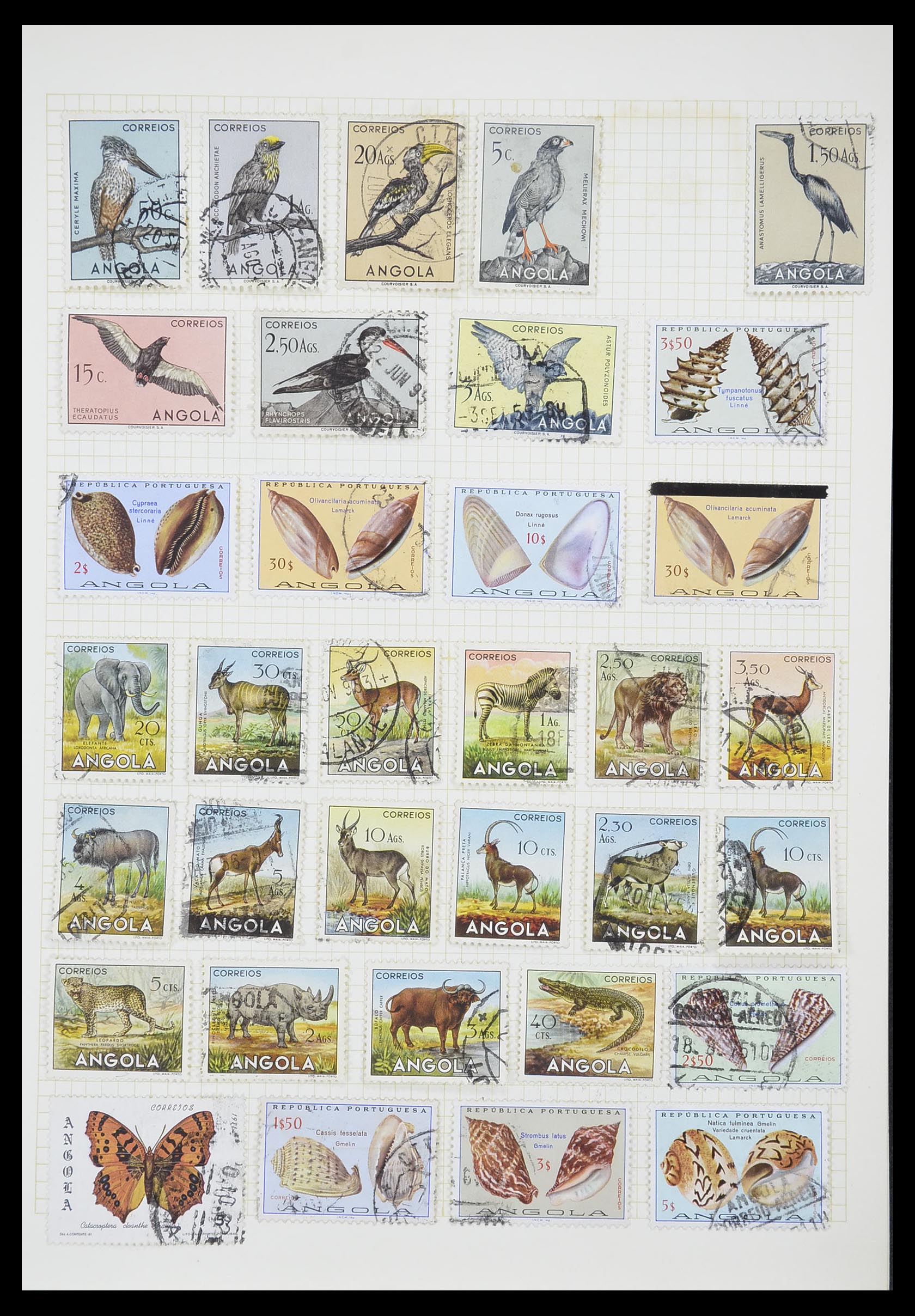 33429 007 - Postzegelverzameling 33429 Portugese koloniën 1868-1960.