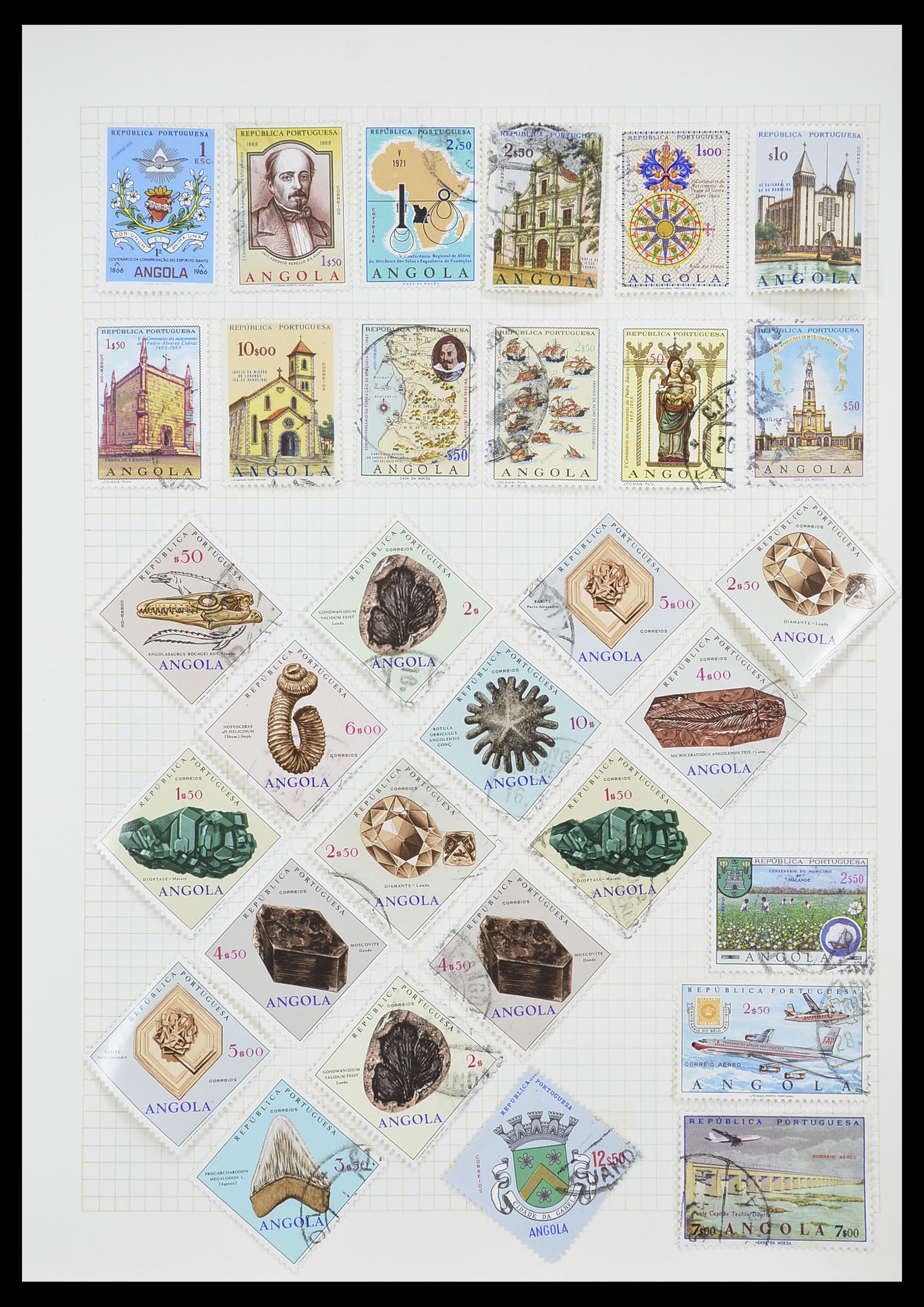 33429 011 - Postzegelverzameling 33429 Portugese koloniën 1868-1960.