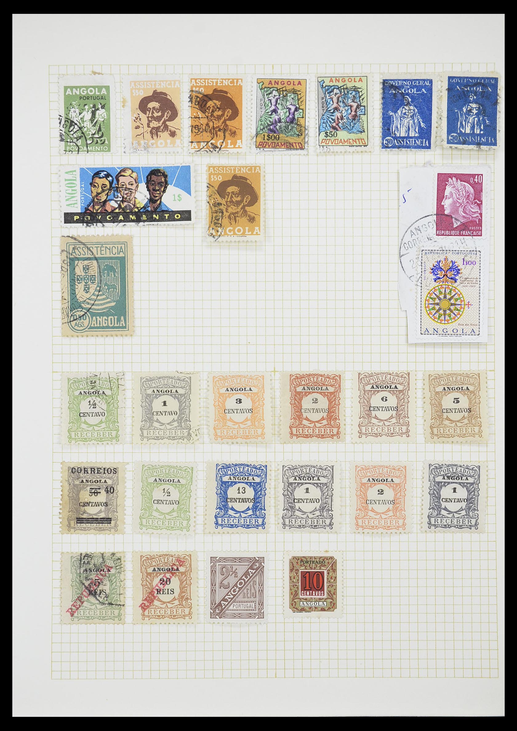 33429 013 - Stamp collection 33429 Portugese colonies 1868-1960.