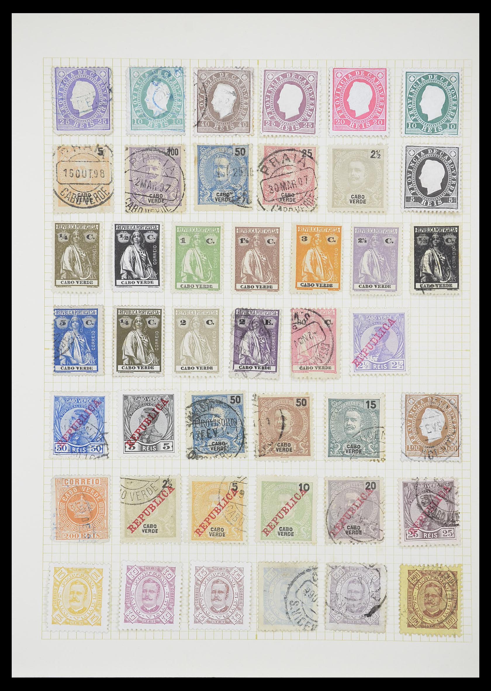 33429 024 - Postzegelverzameling 33429 Portugese koloniën 1868-1960.