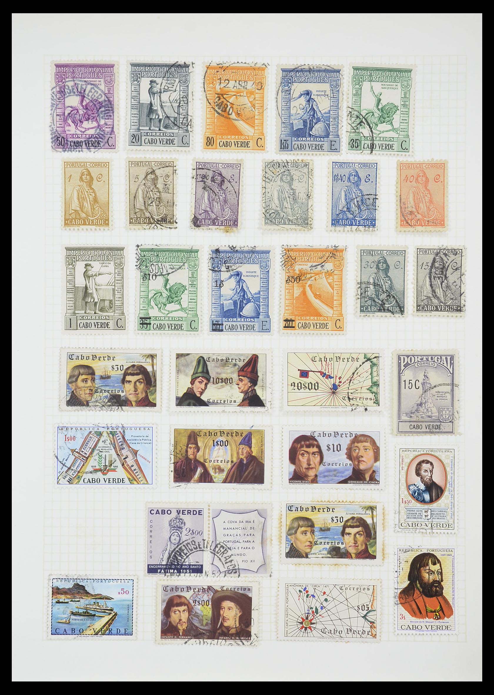 33429 025 - Postzegelverzameling 33429 Portugese koloniën 1868-1960.