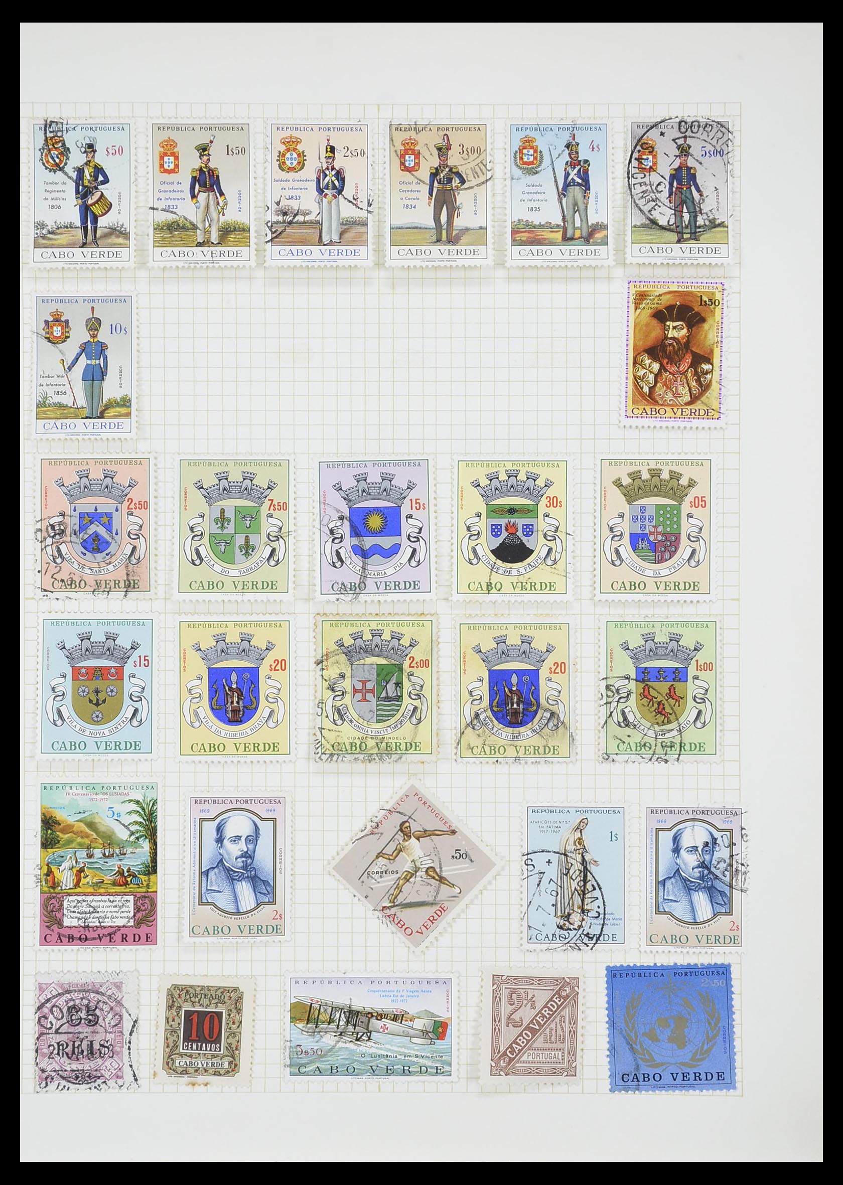 33429 027 - Postzegelverzameling 33429 Portugese koloniën 1868-1960.