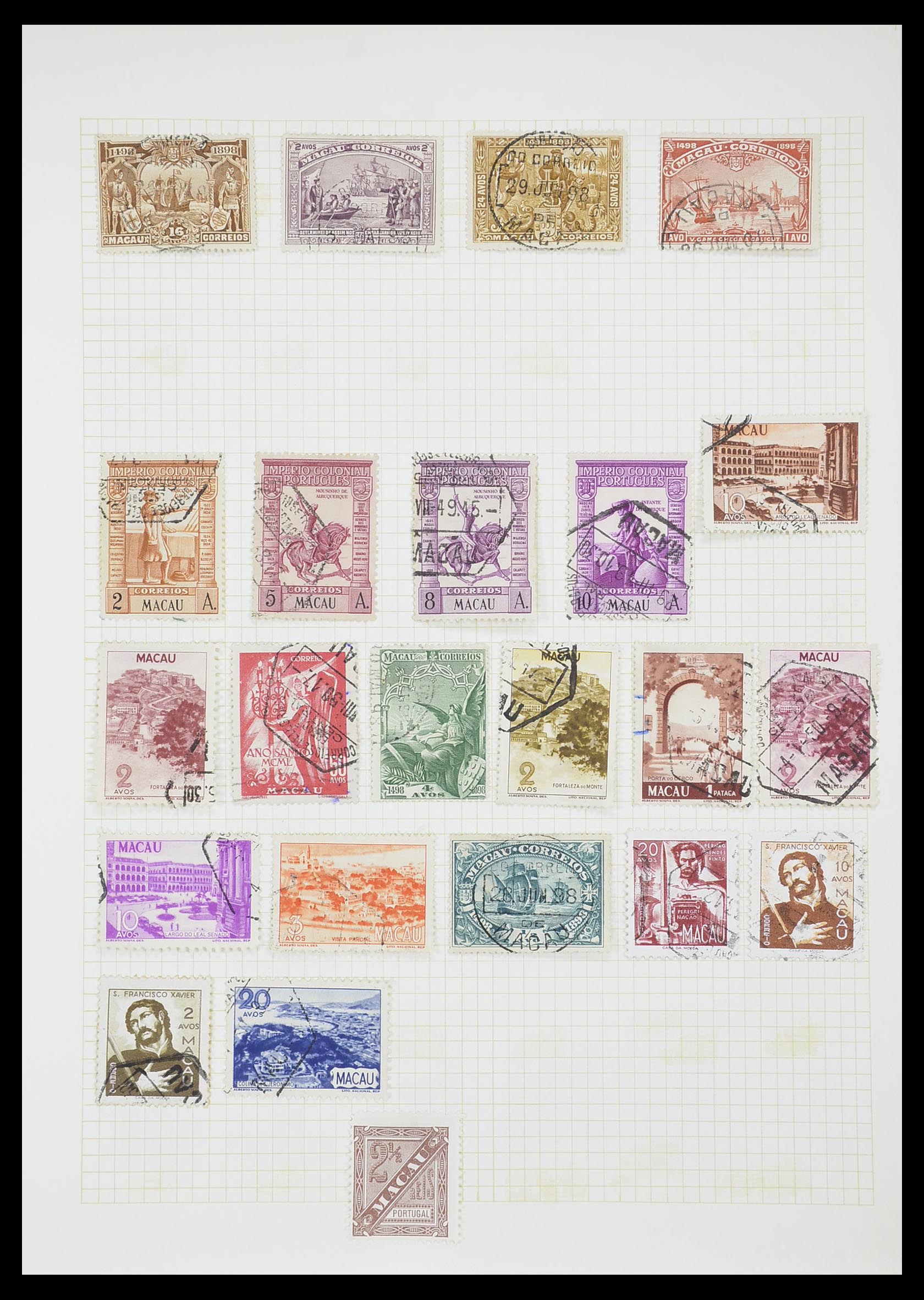 33429 036 - Postzegelverzameling 33429 Portugese koloniën 1868-1960.