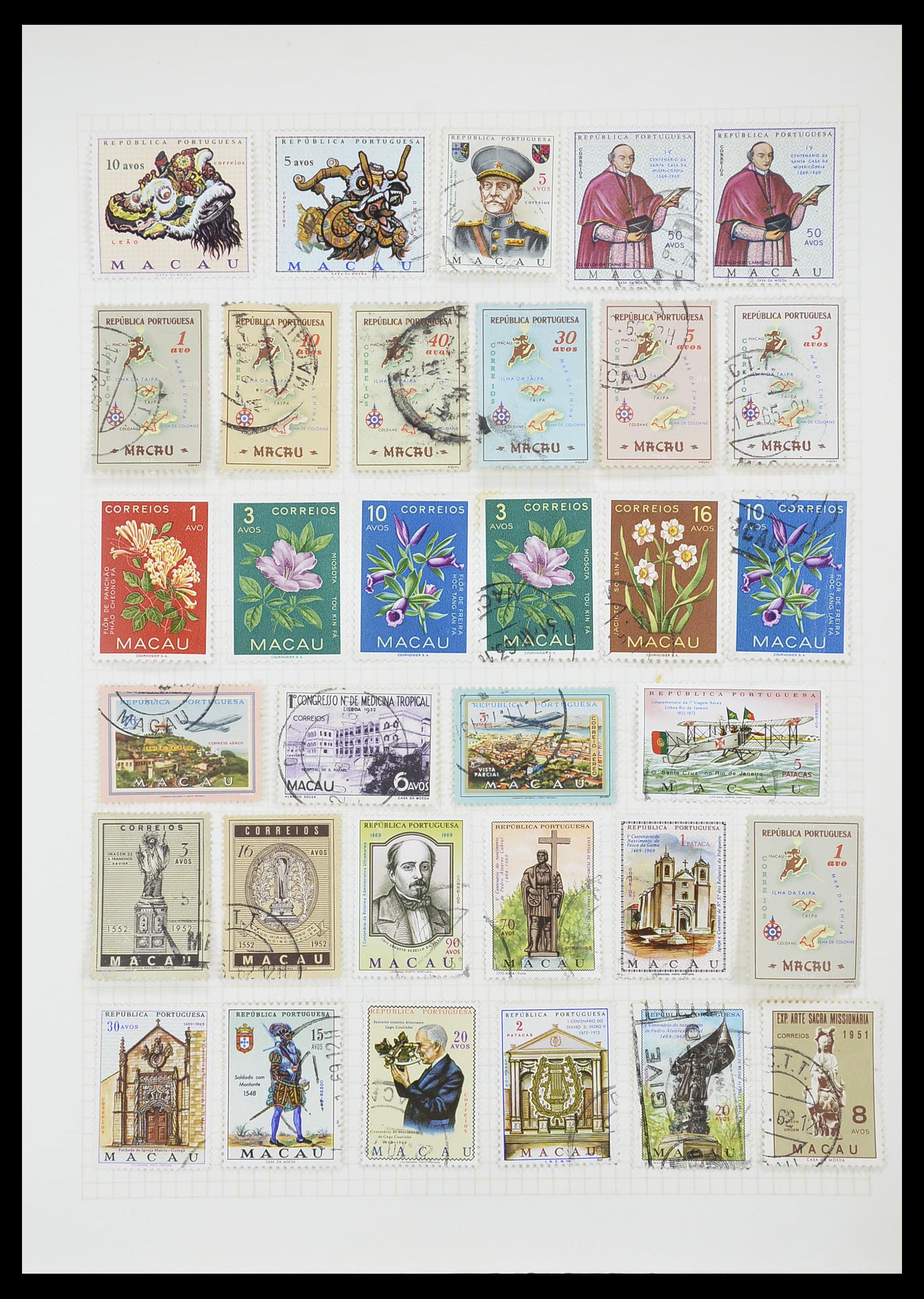 33429 037 - Stamp collection 33429 Portugese colonies 1868-1960.