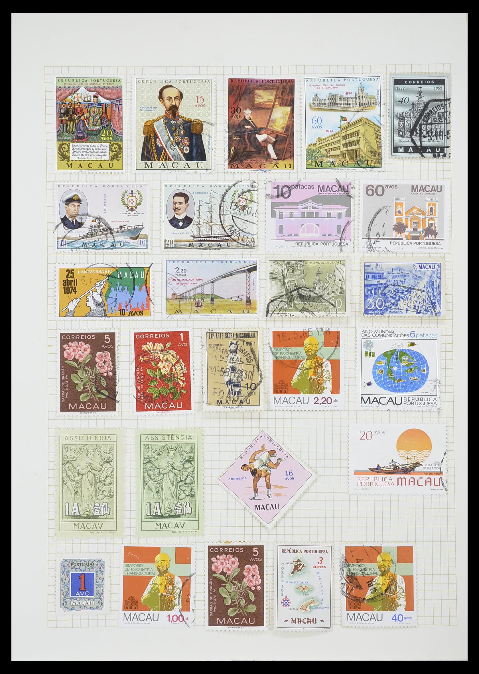 33429 038 - Postzegelverzameling 33429 Portugese koloniën 1868-1960.