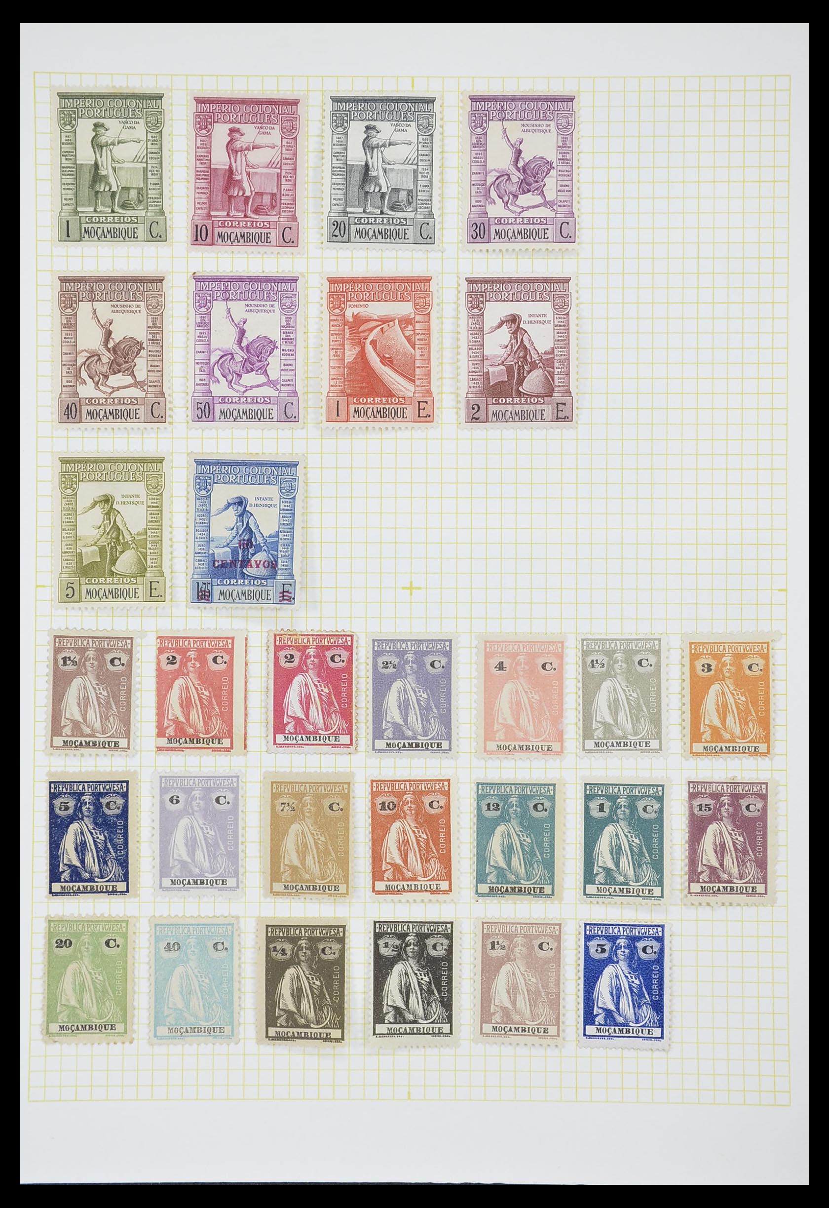 33429 048 - Postzegelverzameling 33429 Portugese koloniën 1868-1960.