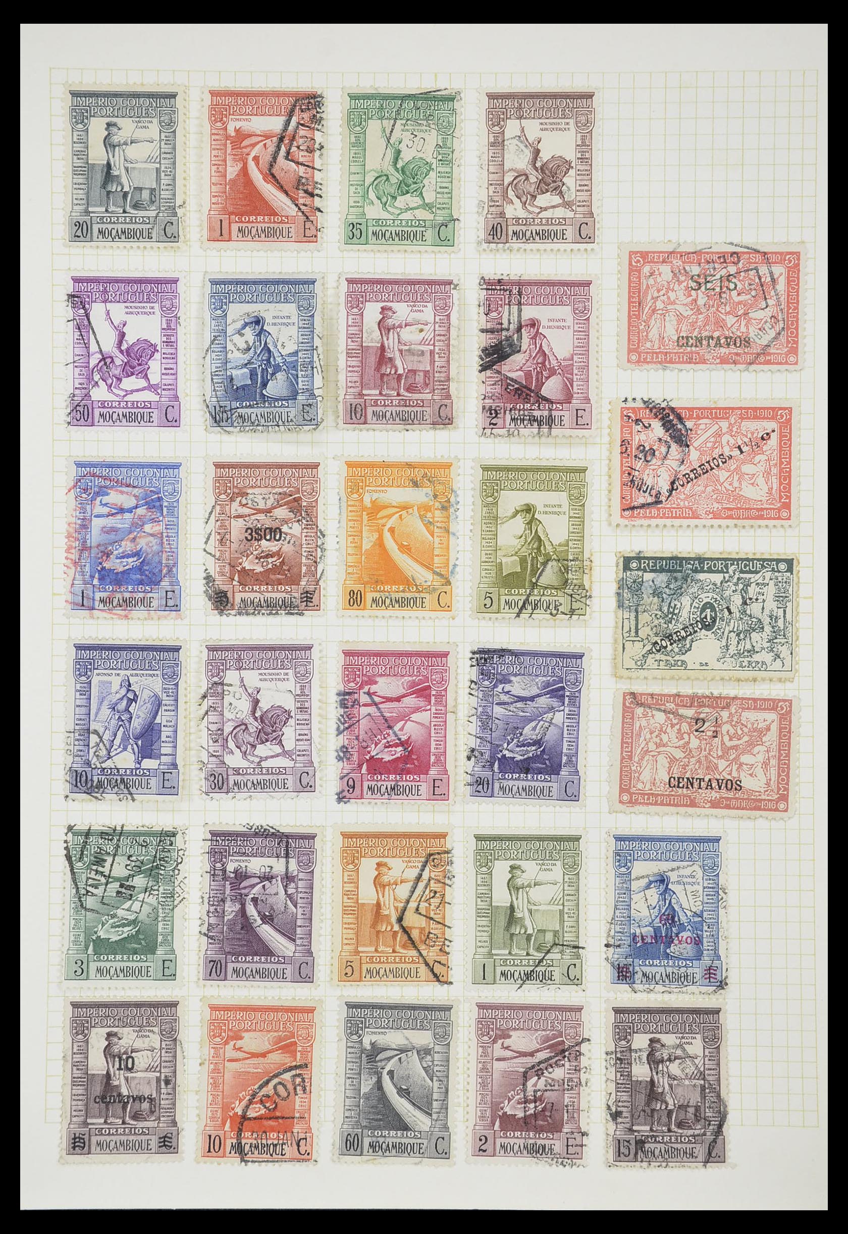 33429 050 - Stamp collection 33429 Portugese colonies 1868-1960.