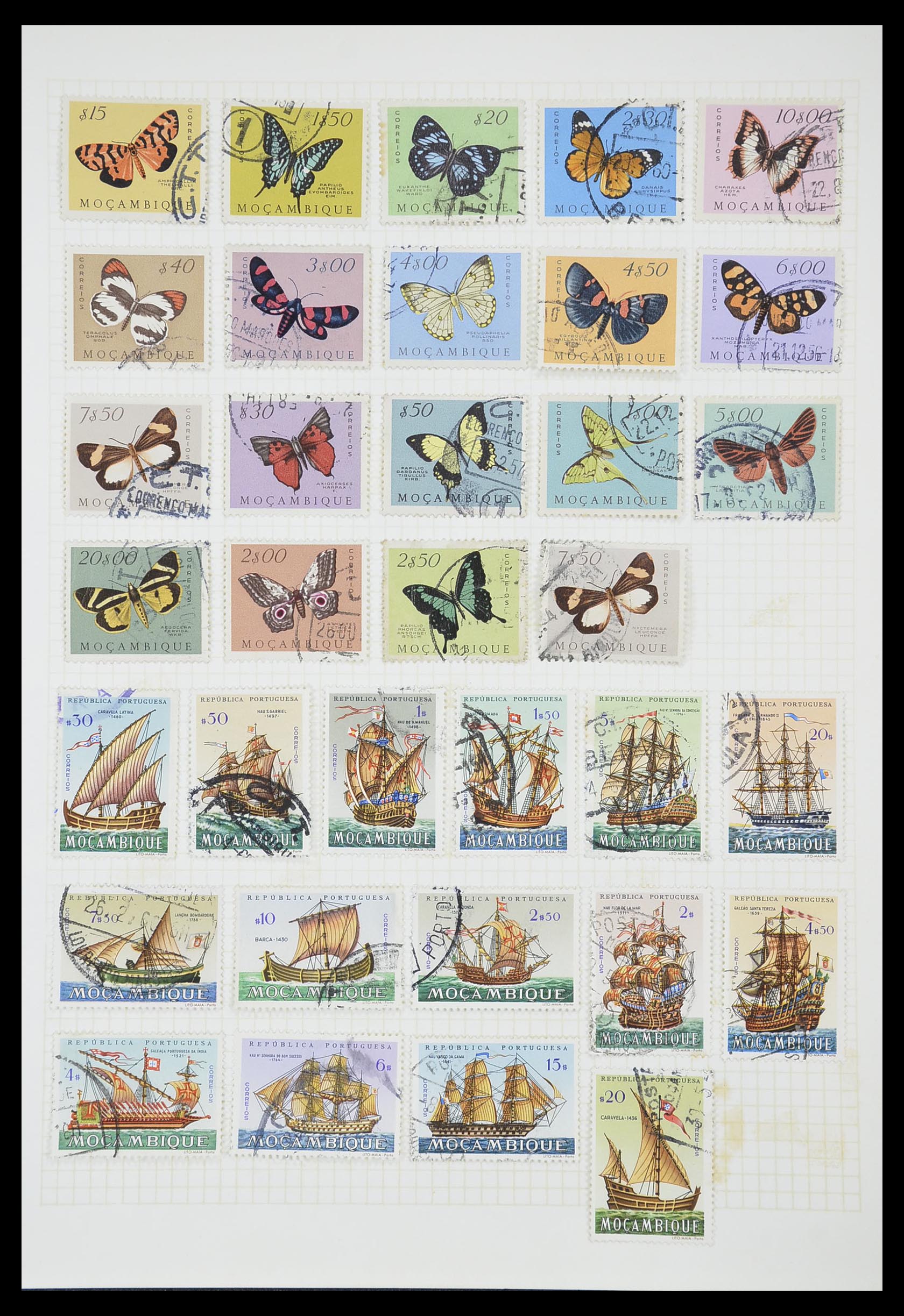 33429 054 - Stamp collection 33429 Portugese colonies 1868-1960.
