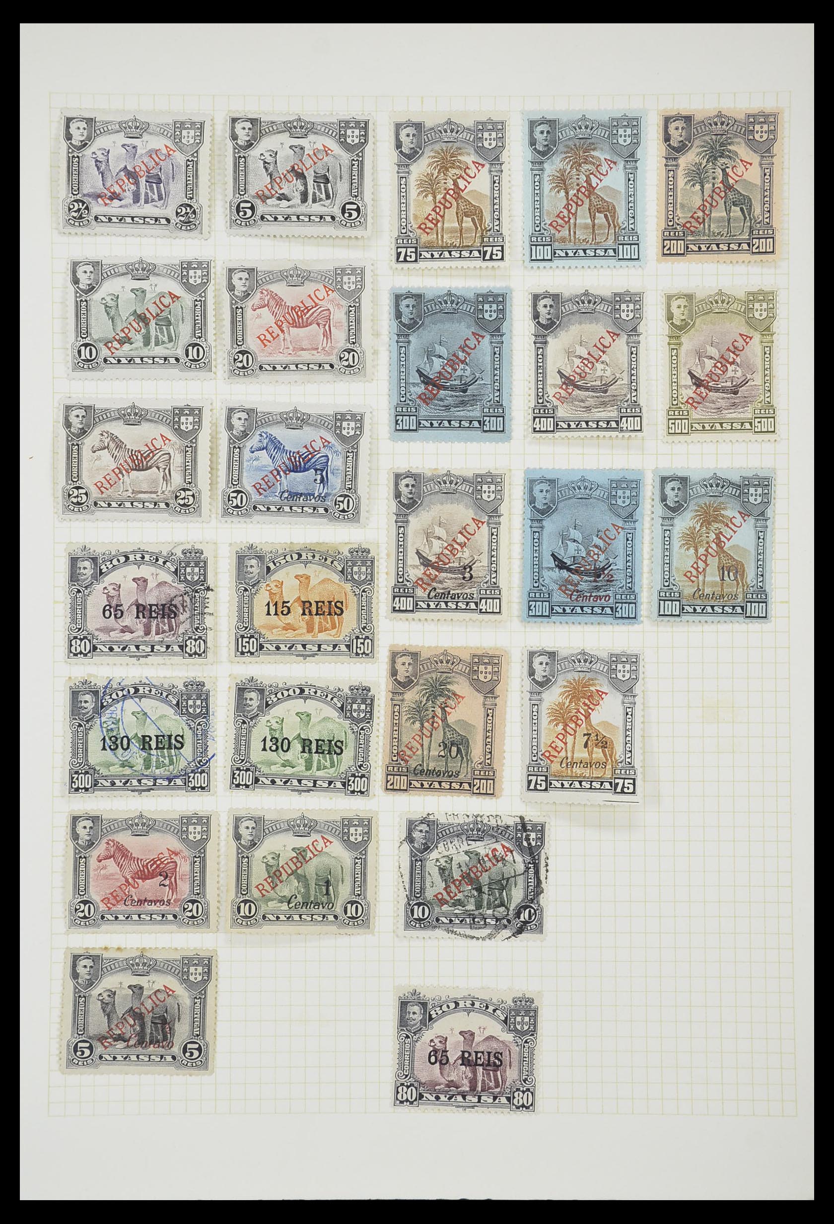 33429 073 - Postzegelverzameling 33429 Portugese koloniën 1868-1960.