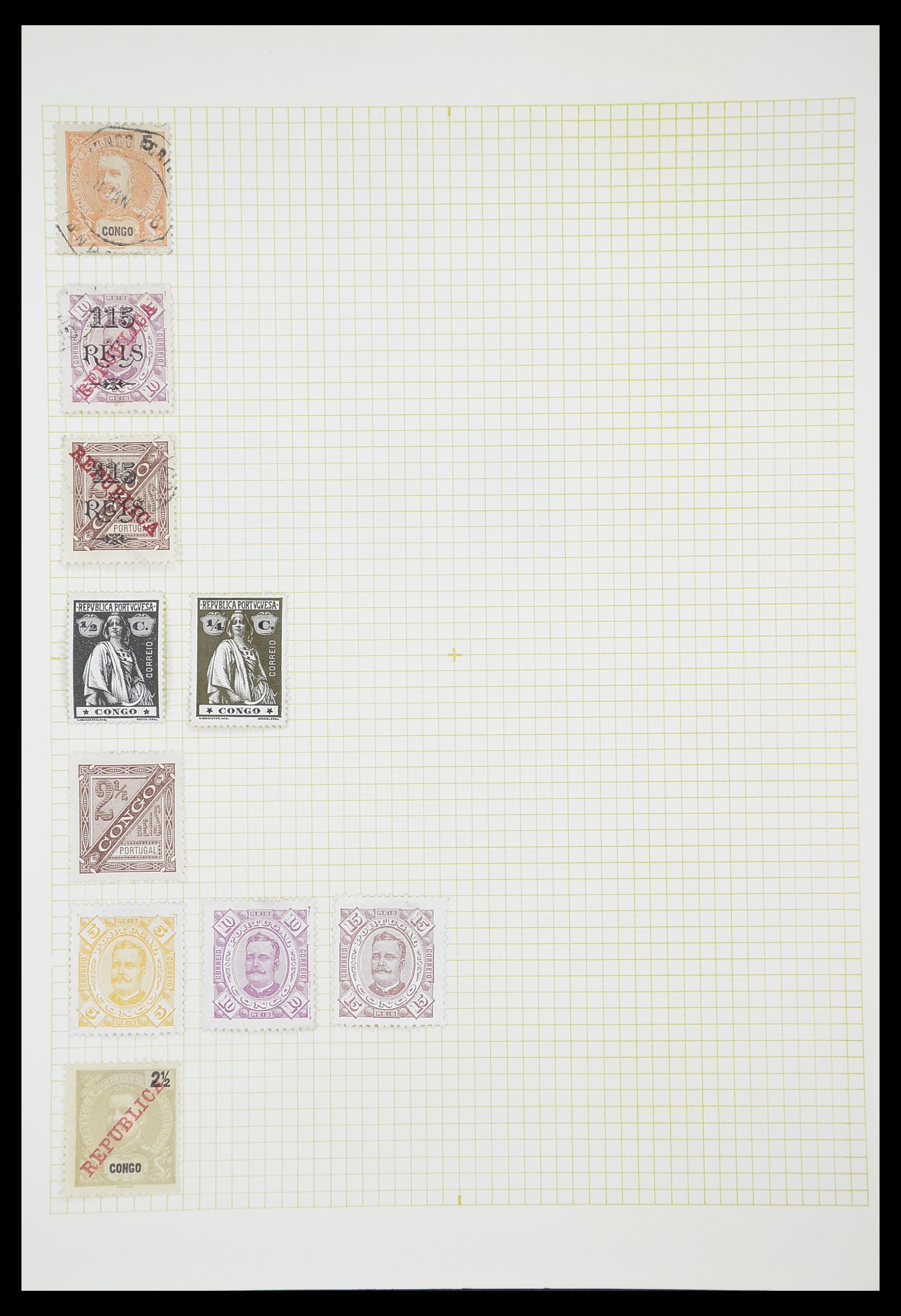33429 075 - Postzegelverzameling 33429 Portugese koloniën 1868-1960.