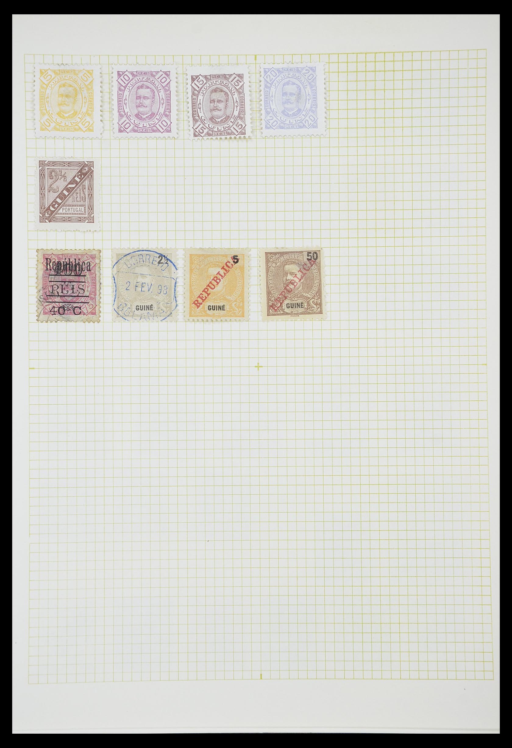 33429 076 - Postzegelverzameling 33429 Portugese koloniën 1868-1960.