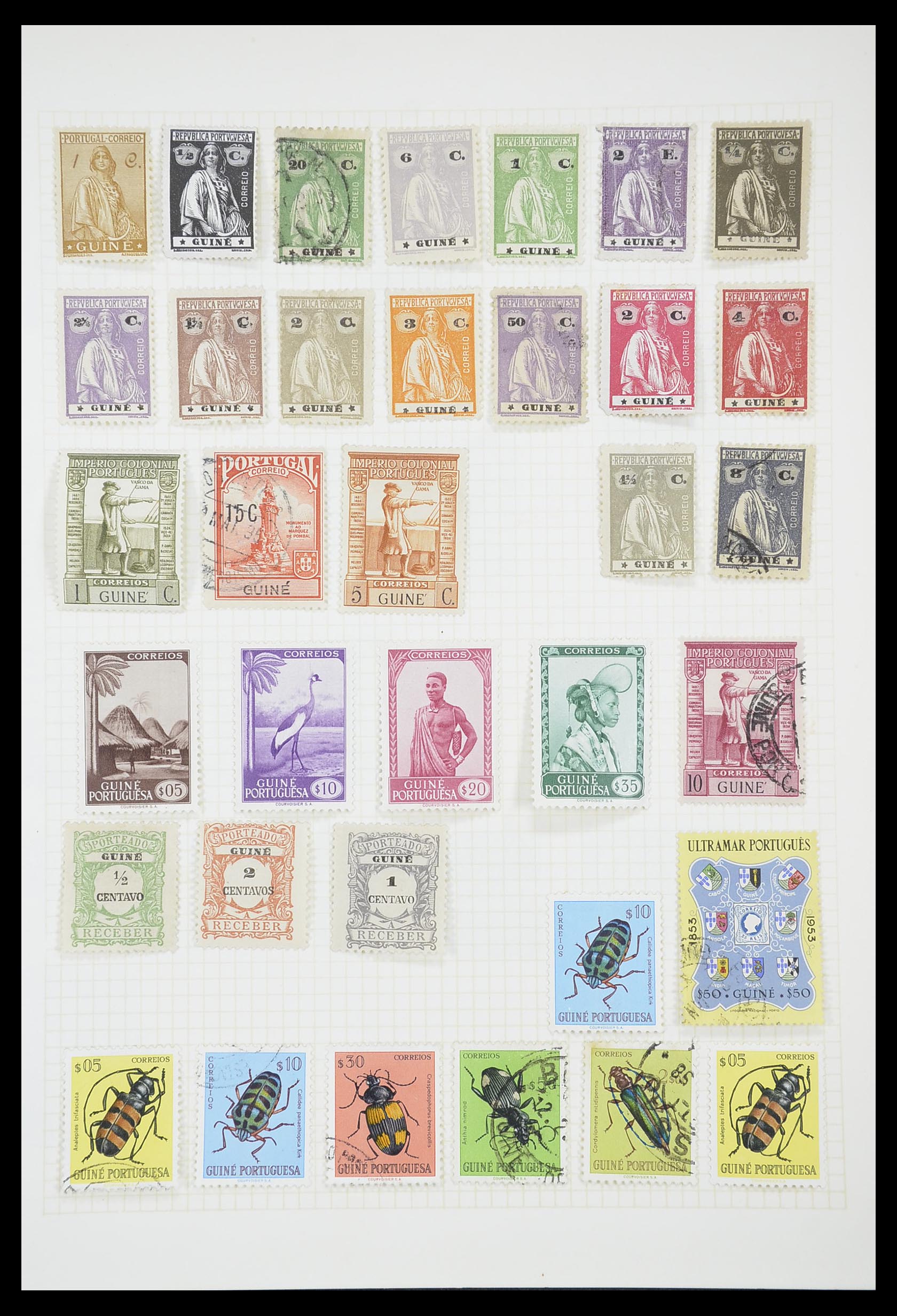 33429 077 - Stamp collection 33429 Portugese colonies 1868-1960.