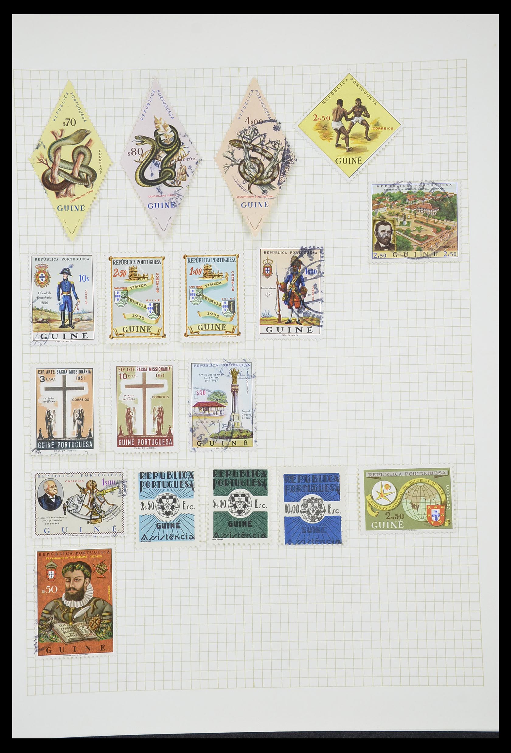 33429 078 - Postzegelverzameling 33429 Portugese koloniën 1868-1960.
