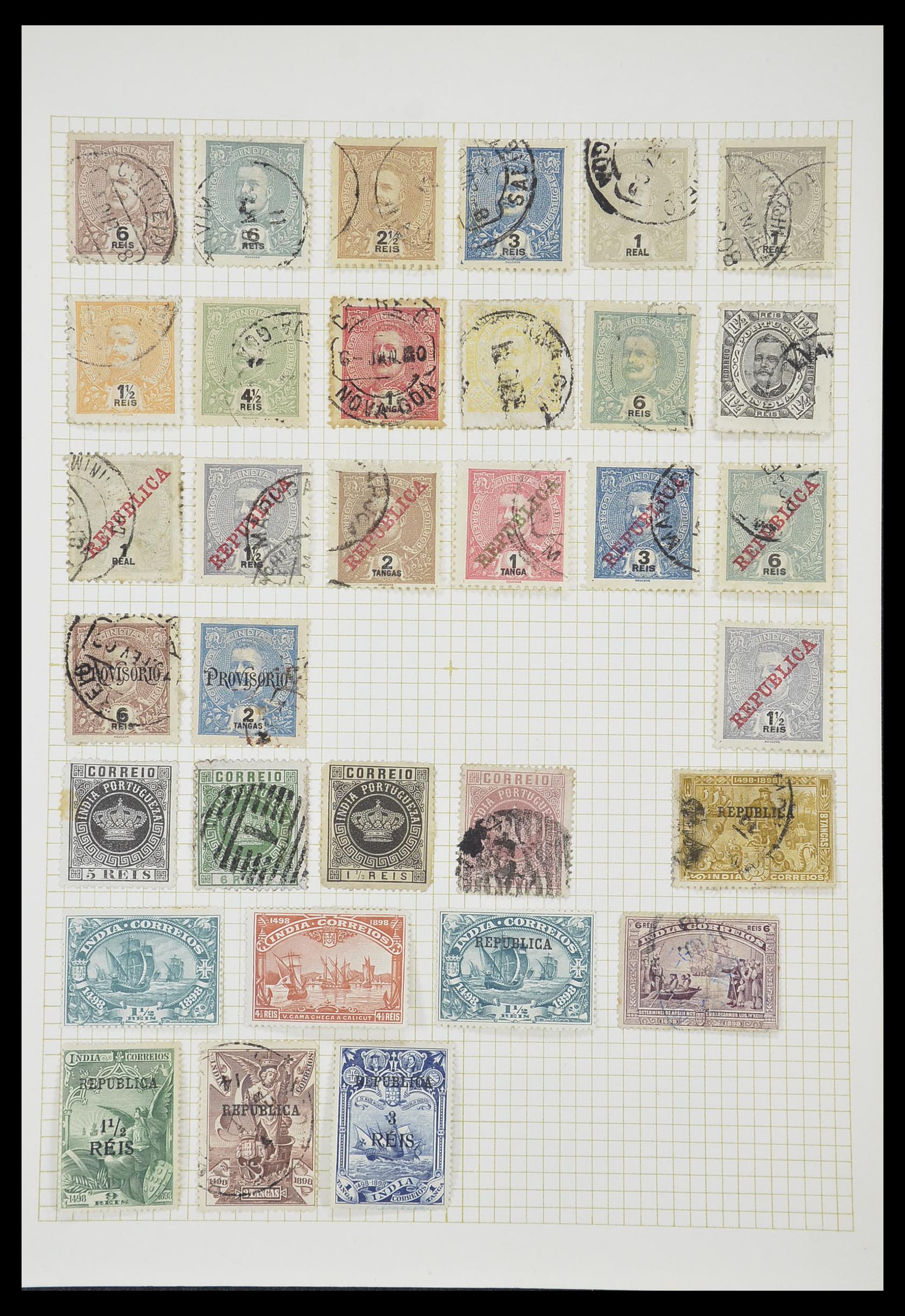 33429 080 - Stamp collection 33429 Portugese colonies 1868-1960.