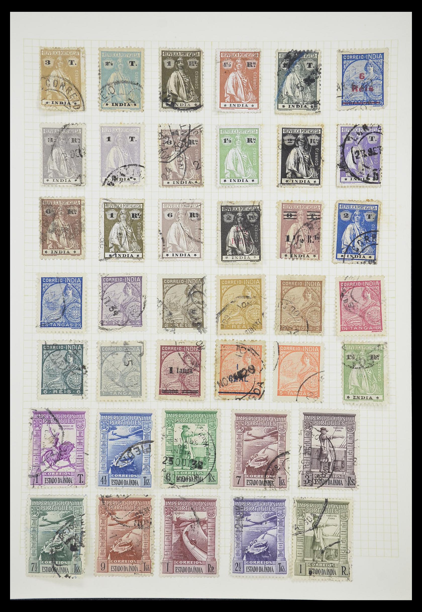 33429 081 - Stamp collection 33429 Portugese colonies 1868-1960.