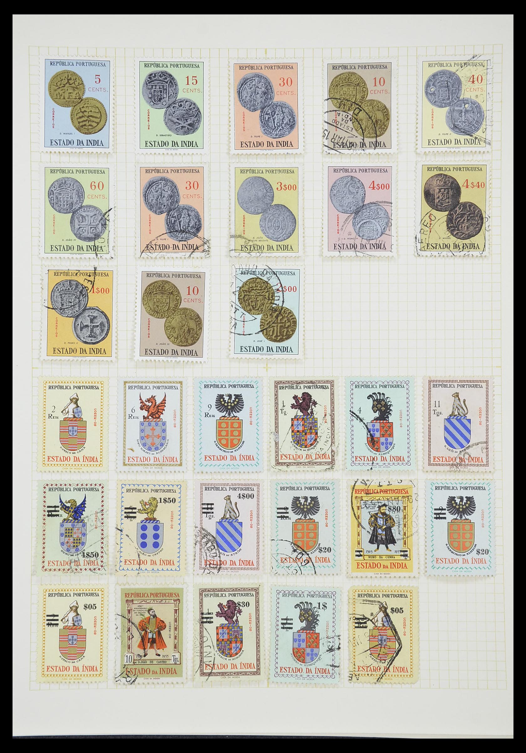 33429 085 - Stamp collection 33429 Portugese colonies 1868-1960.