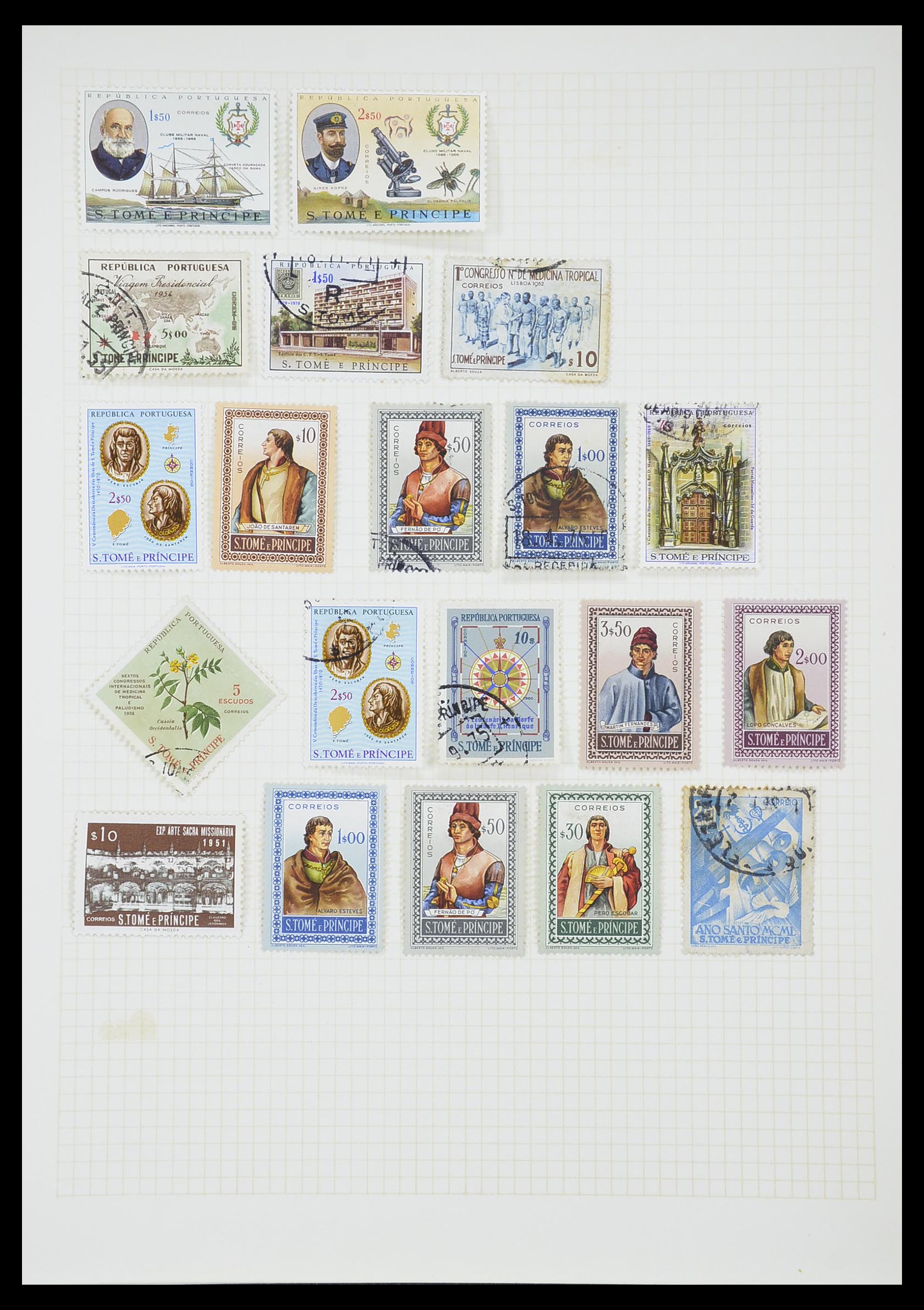 33429 088 - Postzegelverzameling 33429 Portugese koloniën 1868-1960.
