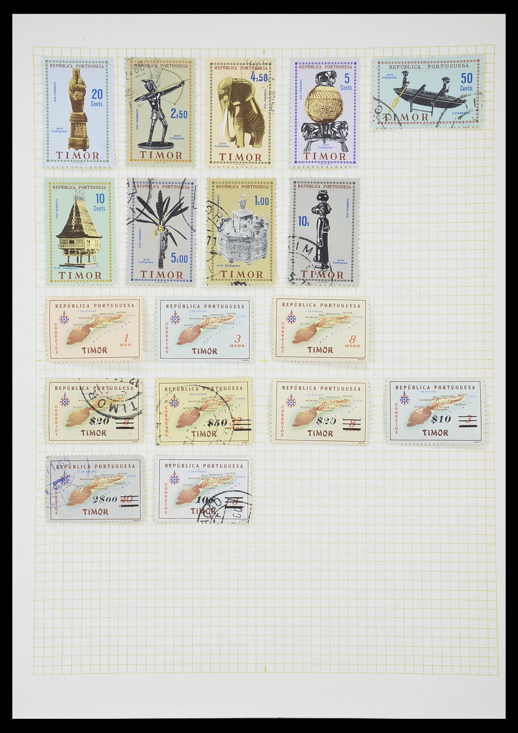 33429 091 - Postzegelverzameling 33429 Portugese koloniën 1868-1960.